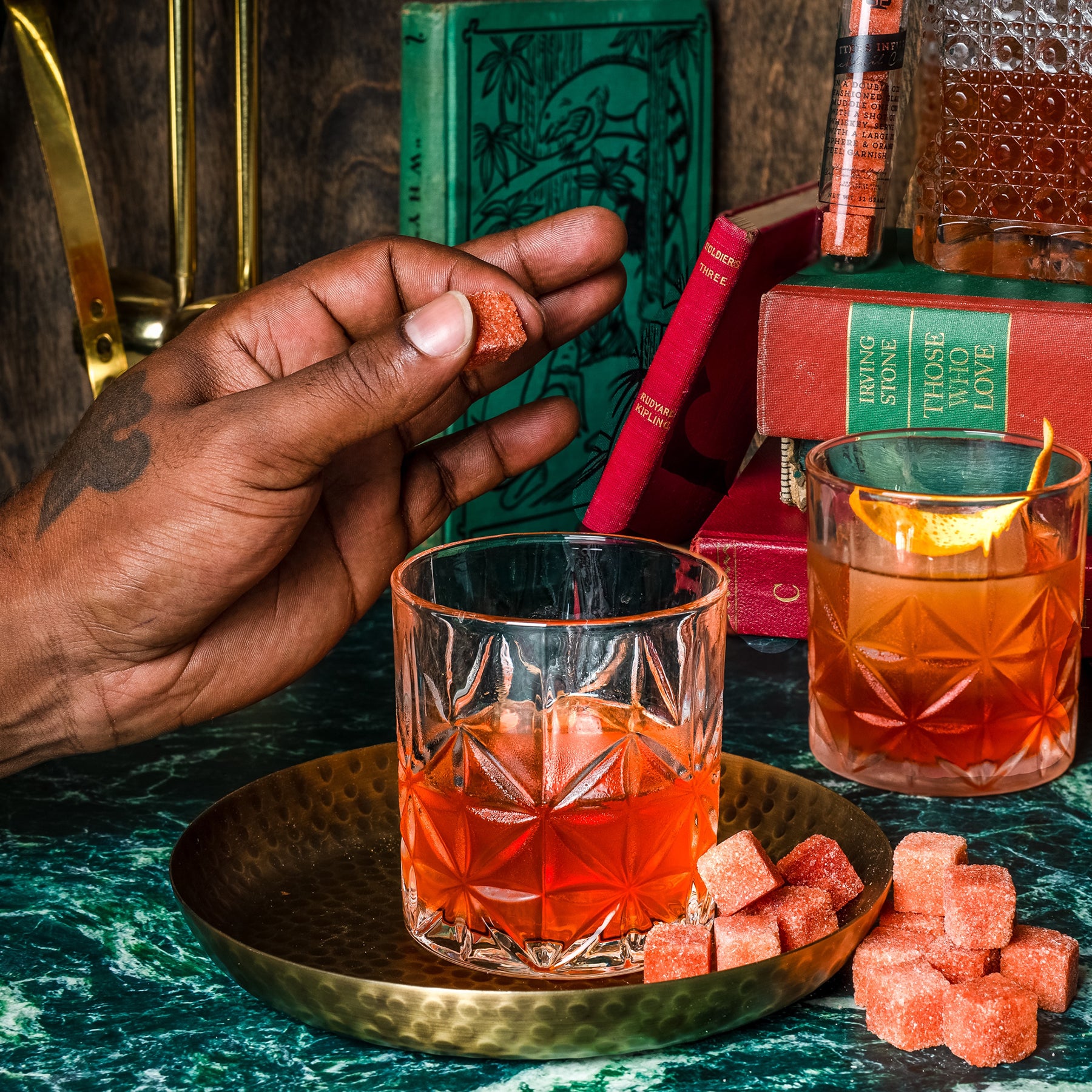 Double Oaked Old Fashioned Cubes