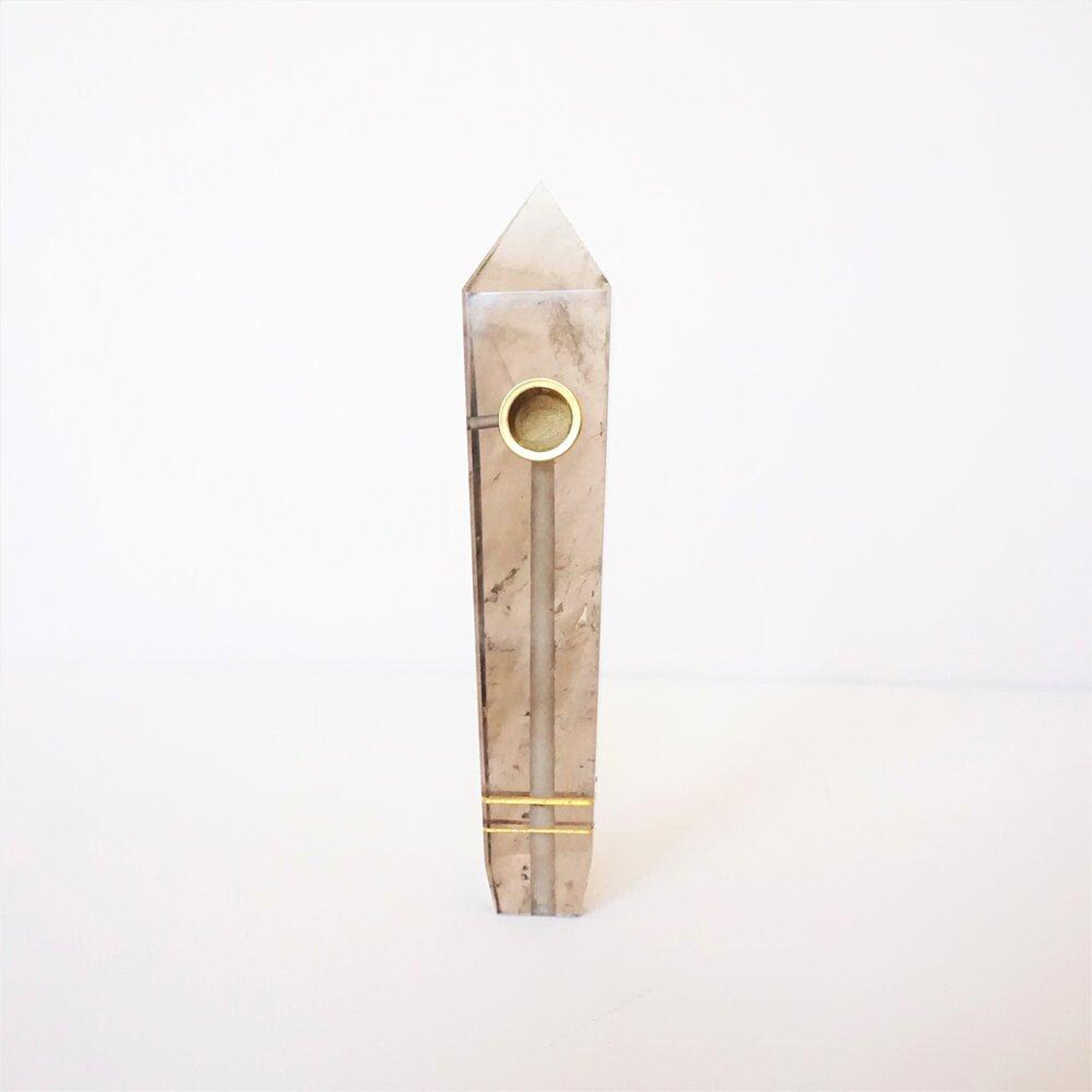 Smoky Quartz Pipe - Final Sale