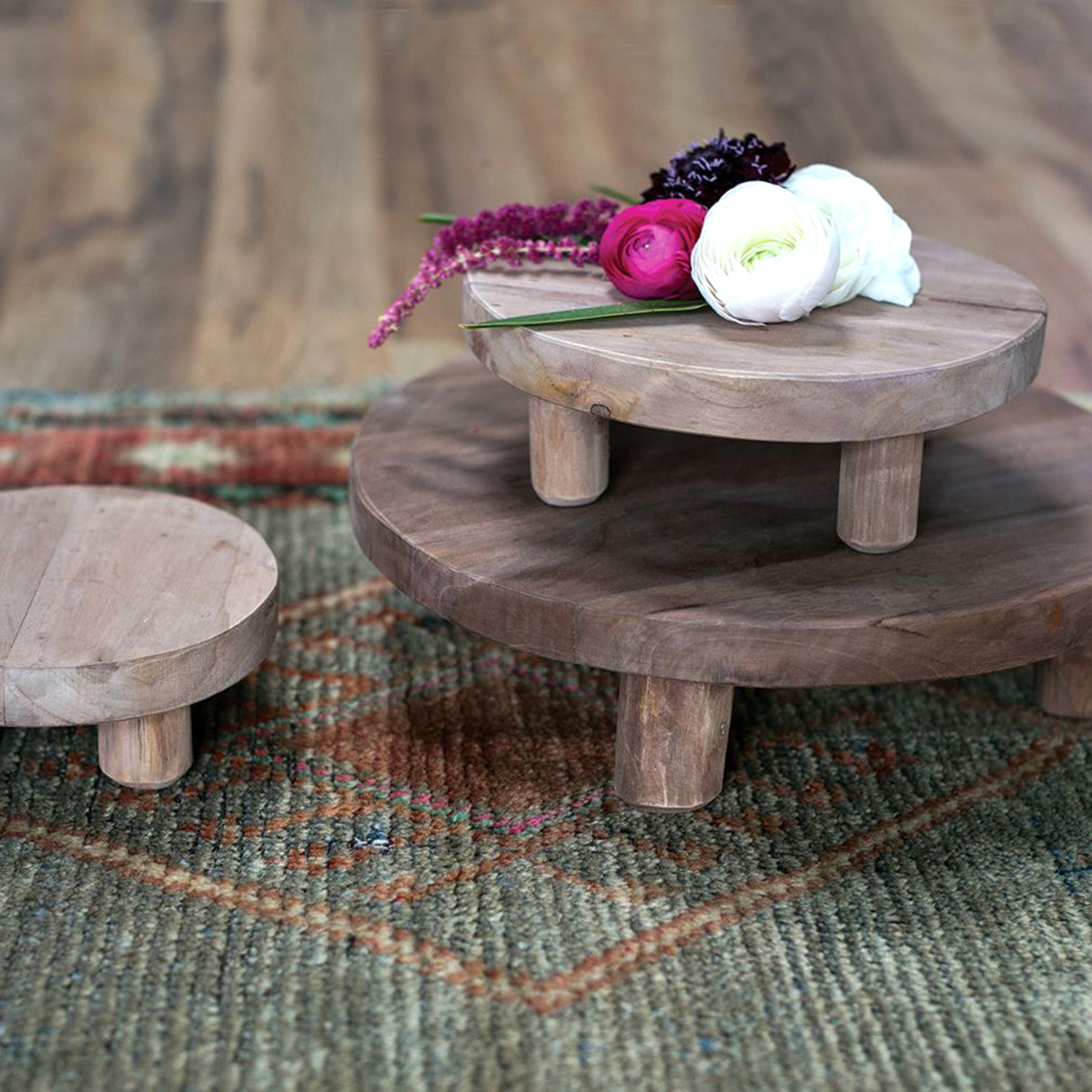 Tejano Wood Plant Stand