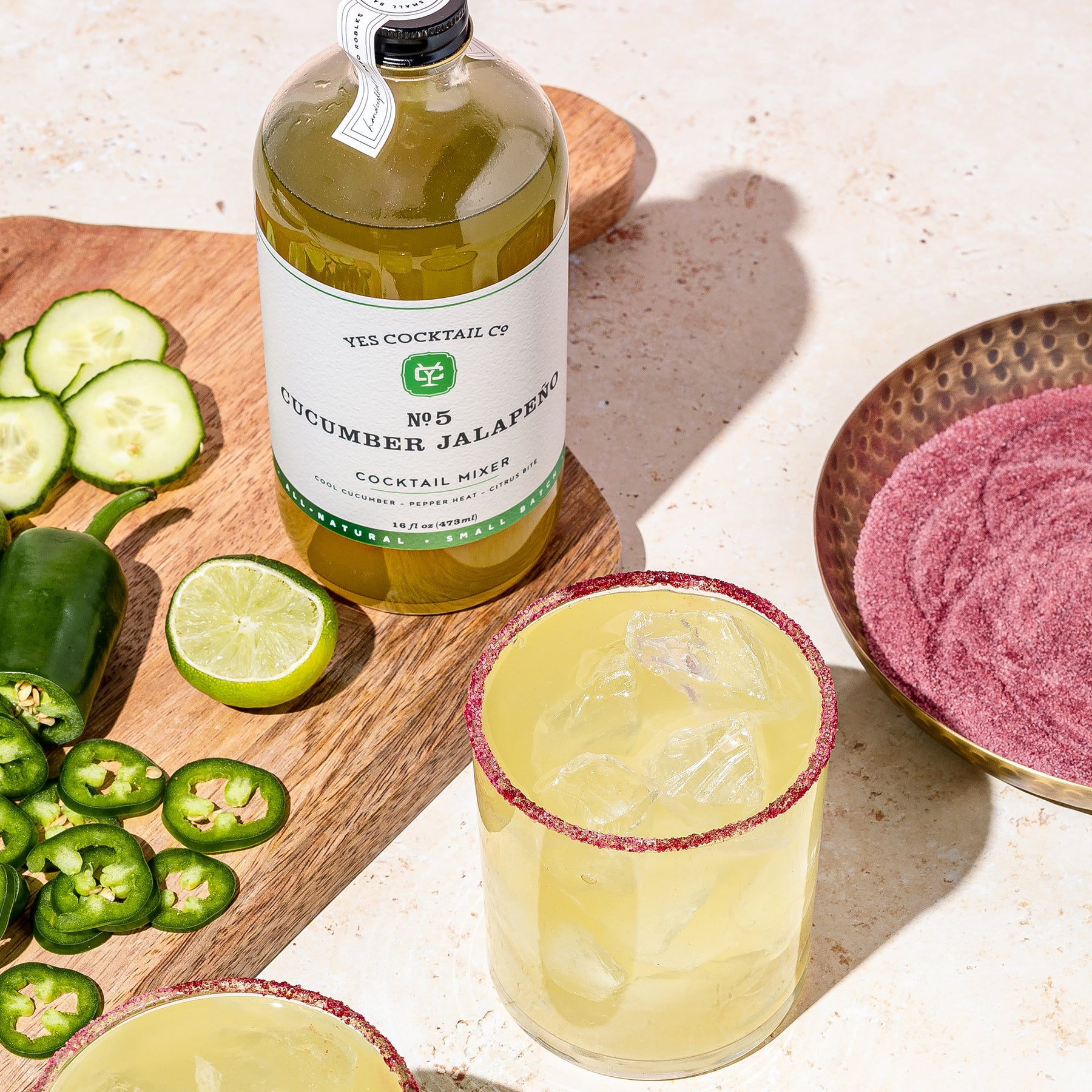 Cucumber Jalapeño Cocktail Mixer