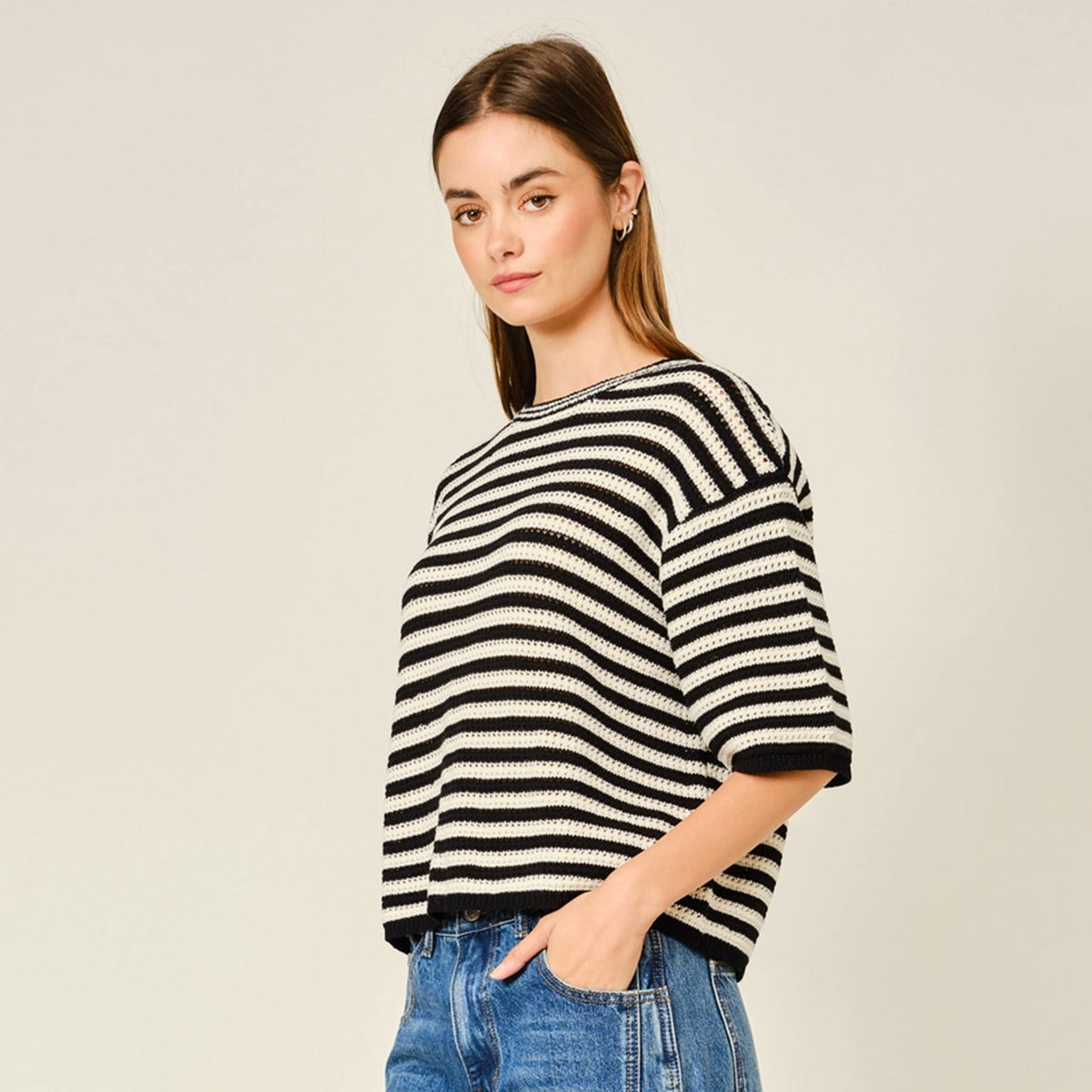 Alyson Crochet Top