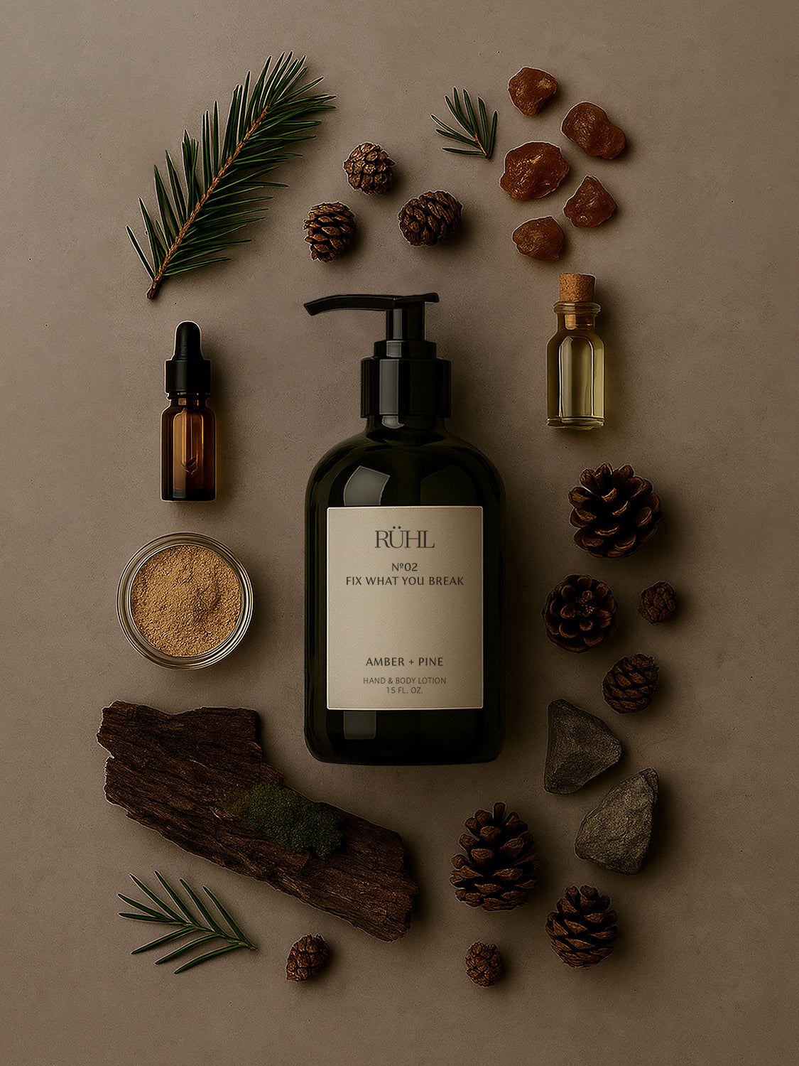 No.02 Amber + Pine