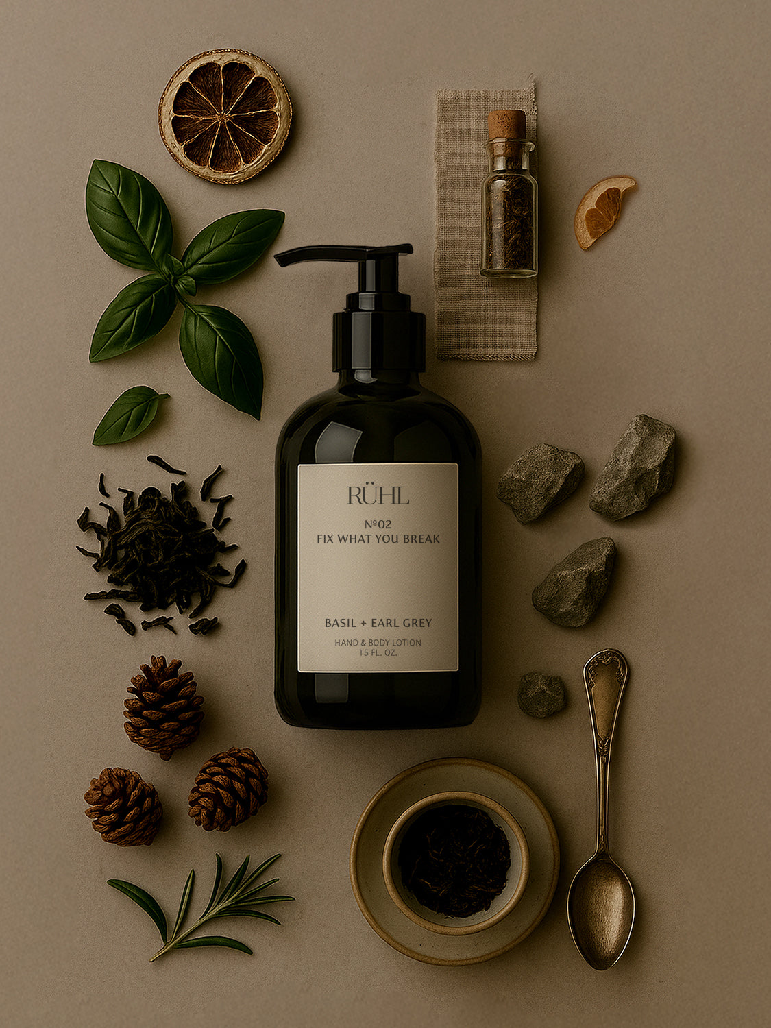 No.02 Basil + Earl Grey