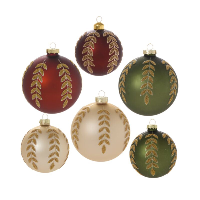 Beaded Leaf Ornament