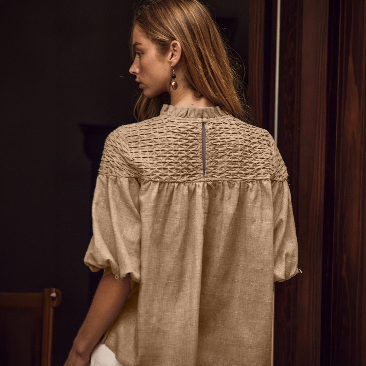 Brynn Pleated Blouse