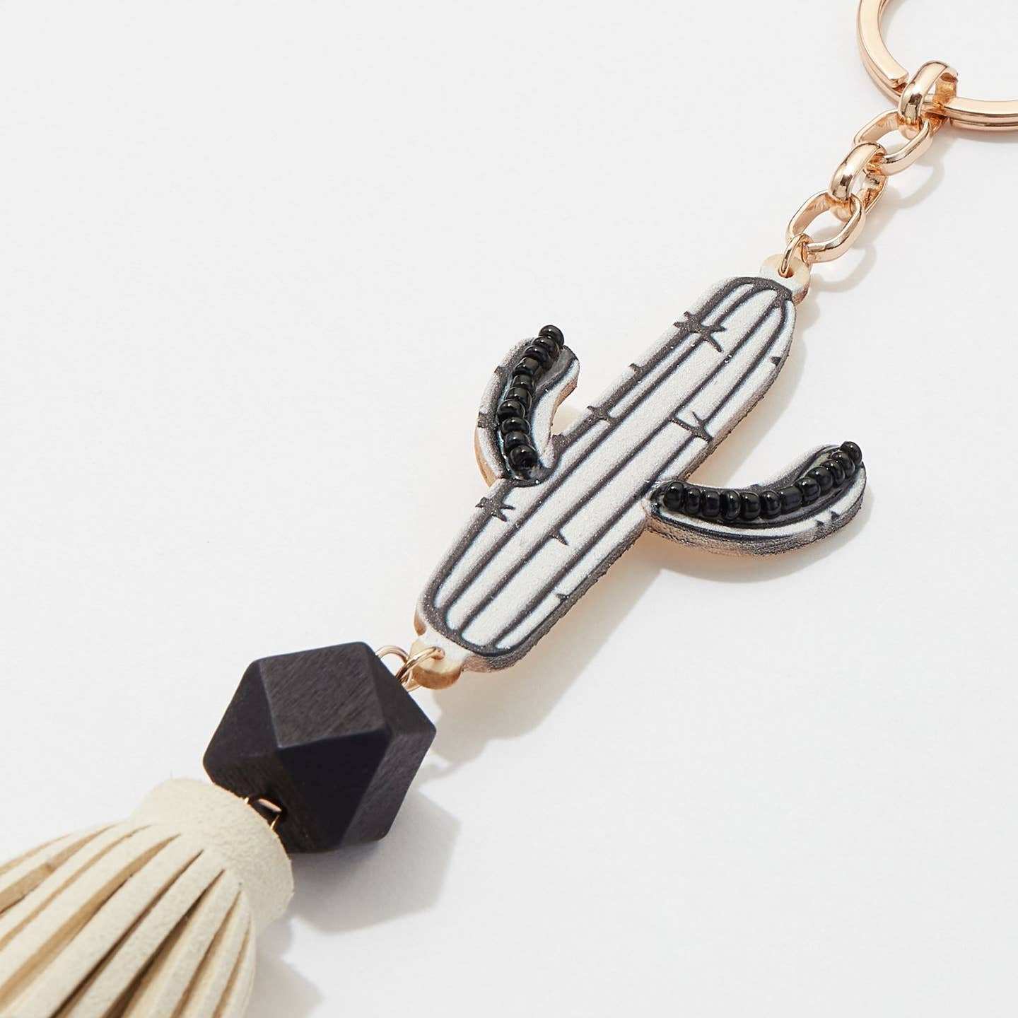 Cactus Tassel Keychain