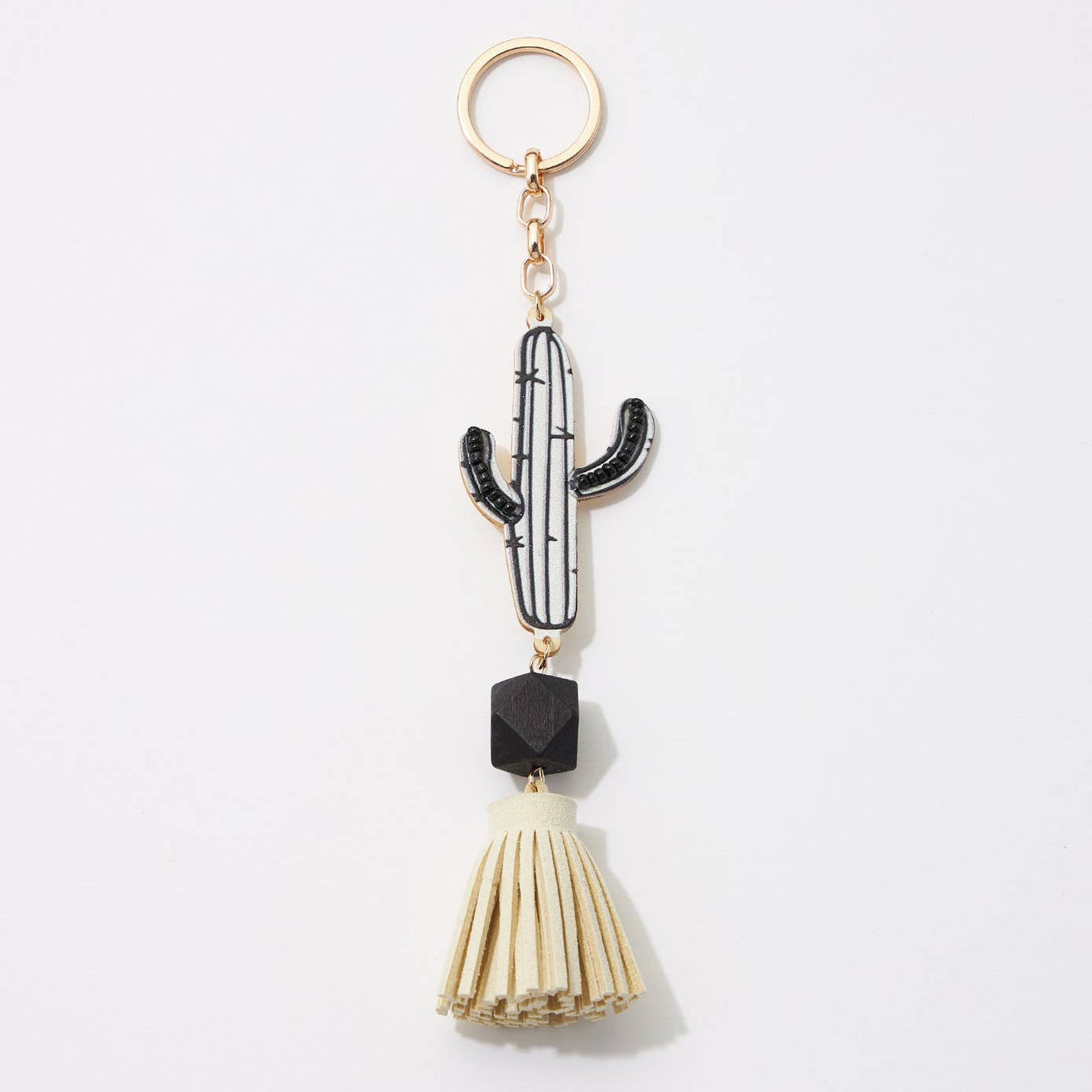 Cactus Tassel Keychain