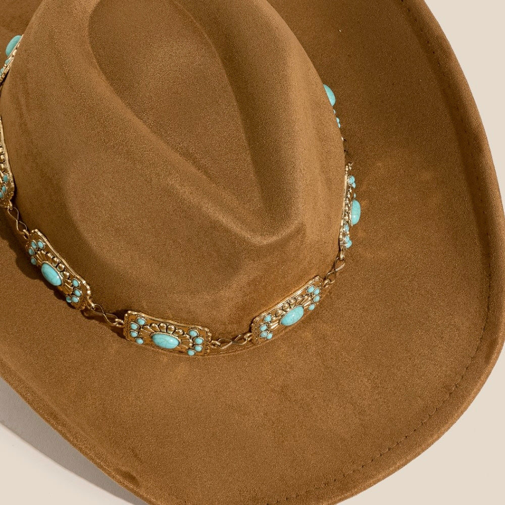 Concho Chain Cowboy Hat