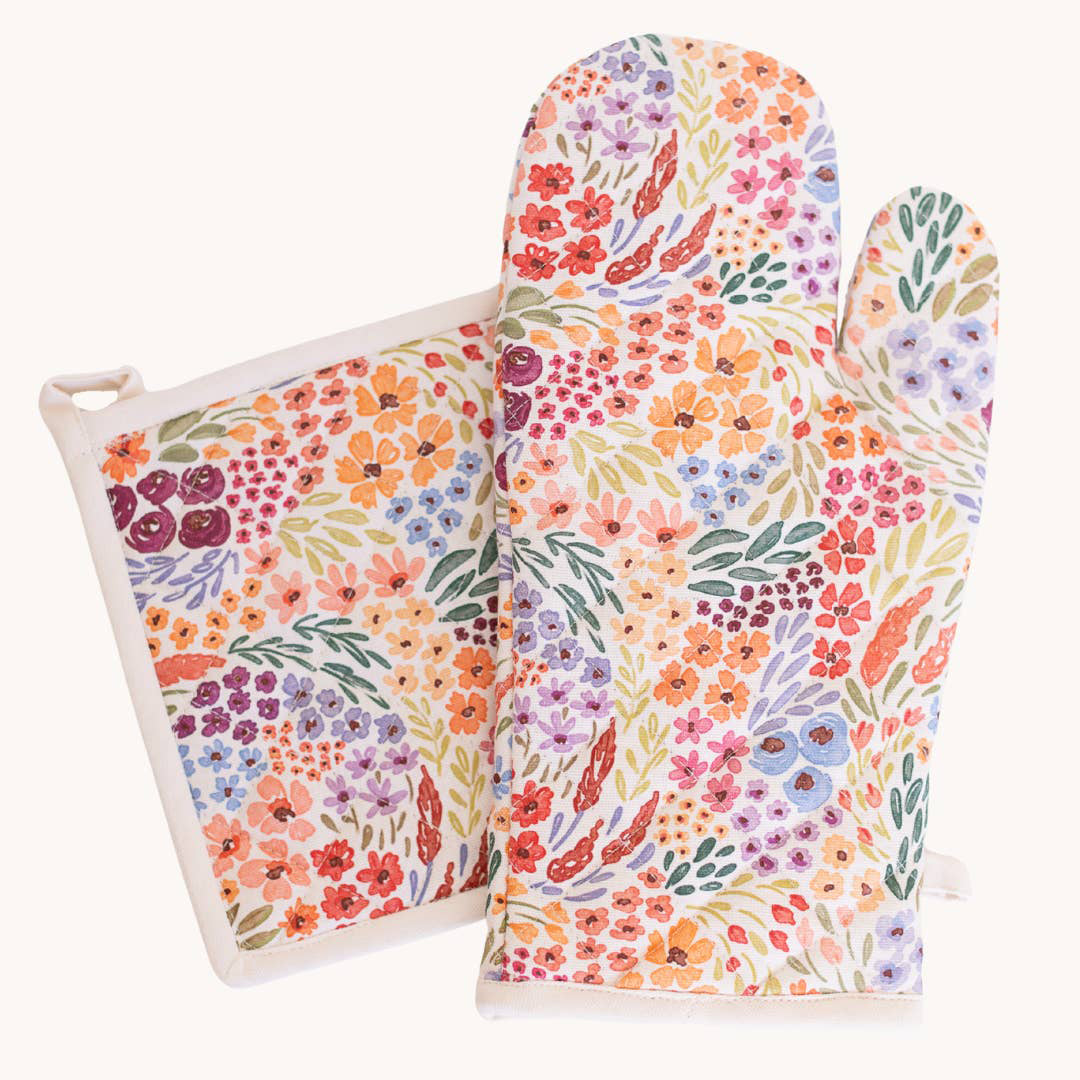 Countryside Blooms Pot Holder Set