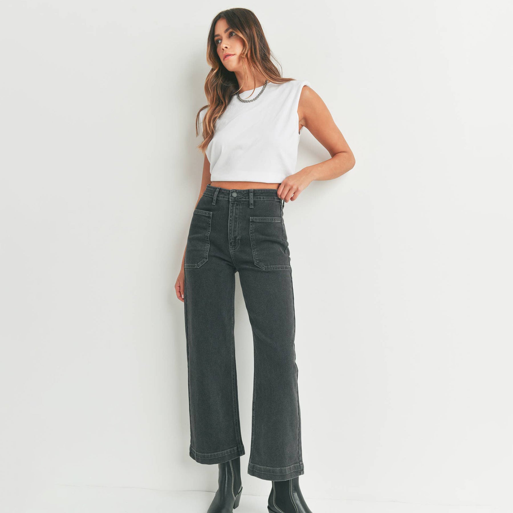 Nylah Patch Pocket Jean