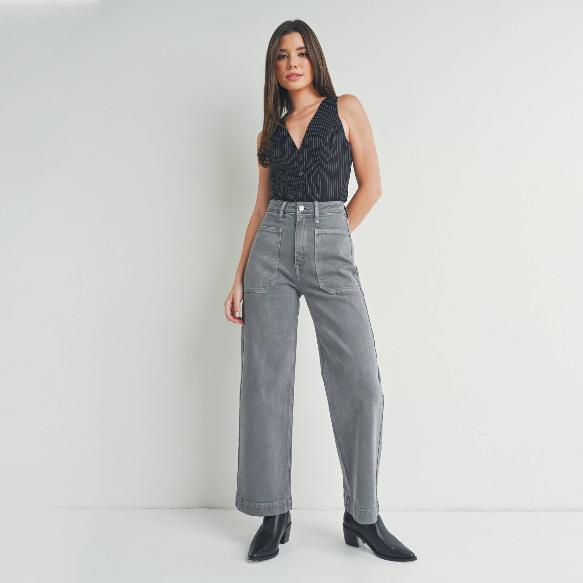 Nylah Patch Pocket Jean - Final Sale