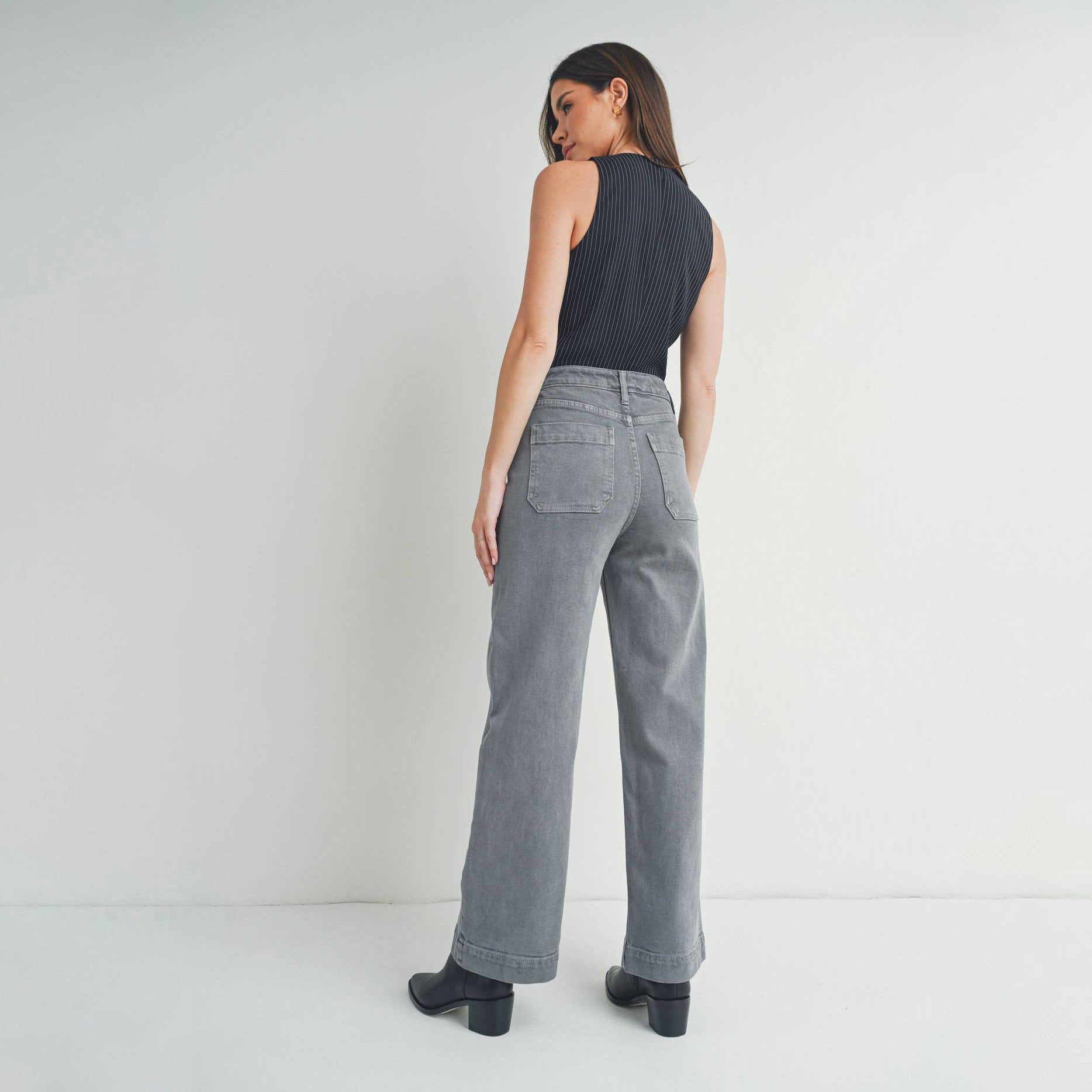Nylah Patch Pocket Jean - Final Sale
