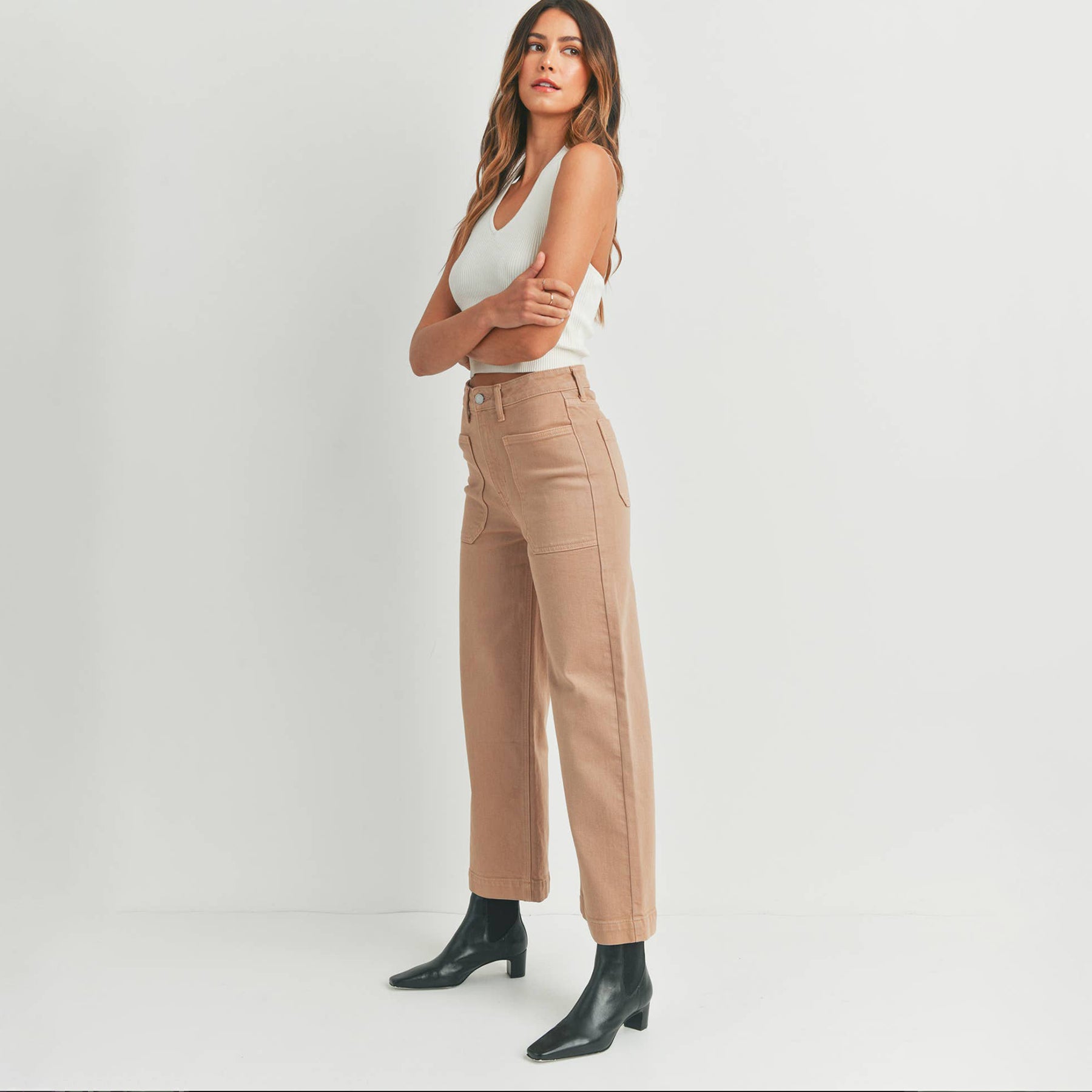 Nylah Patch Pocket Jean - Final Sale
