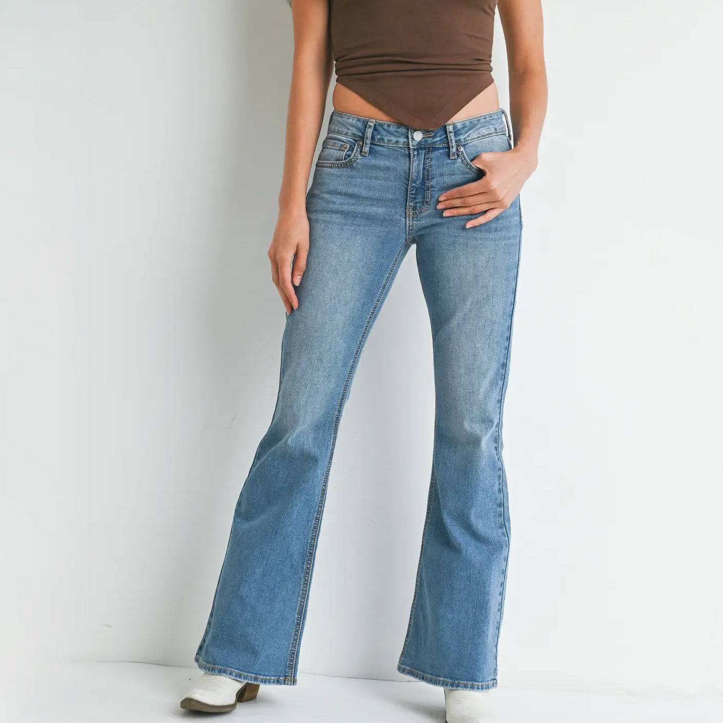Jenny Low Rise Bootcut Jean