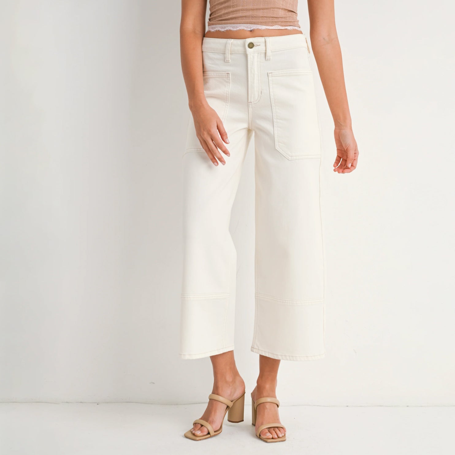 Rowan High Rise Crop Wide Leg
