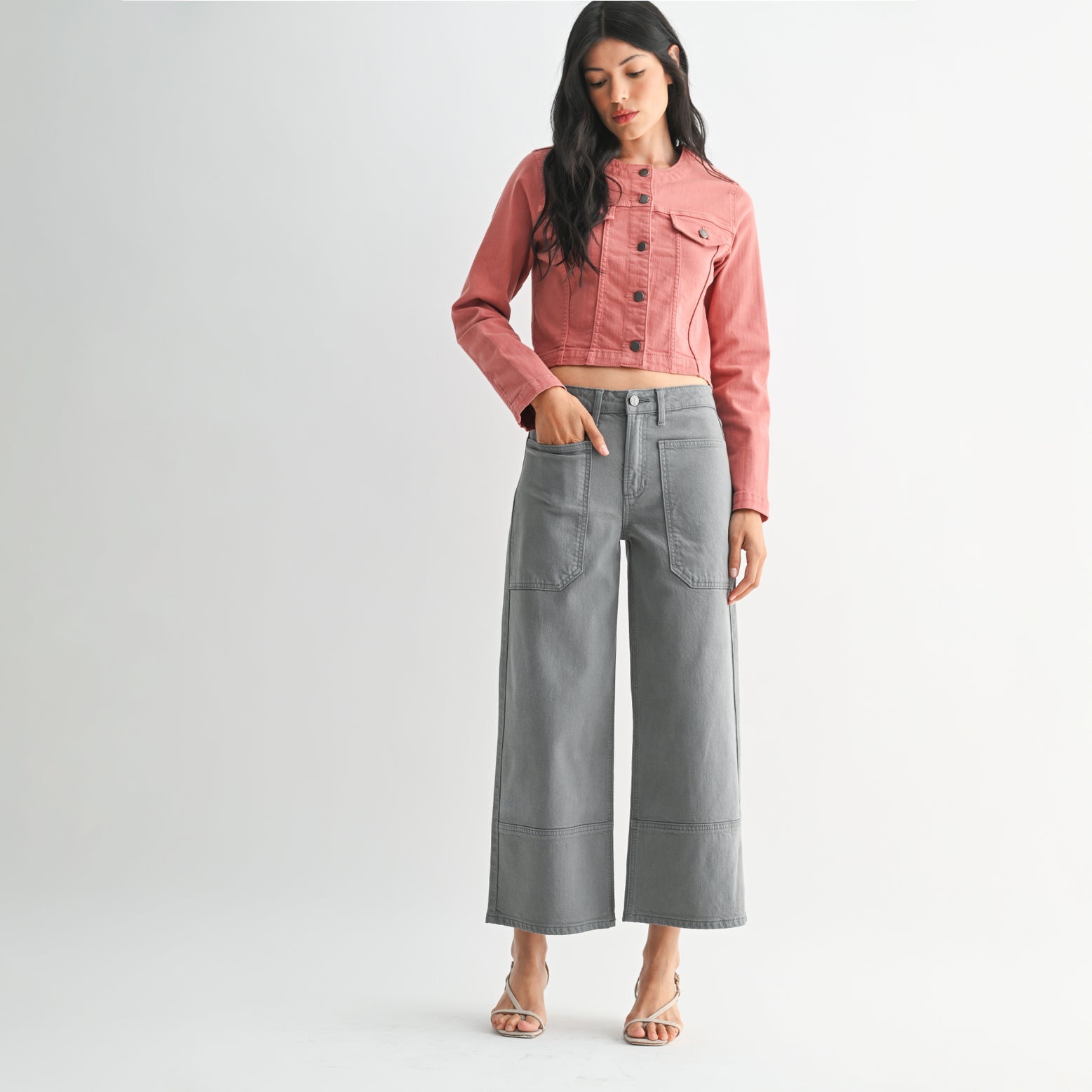 Rowan High Rise Crop Wide Leg