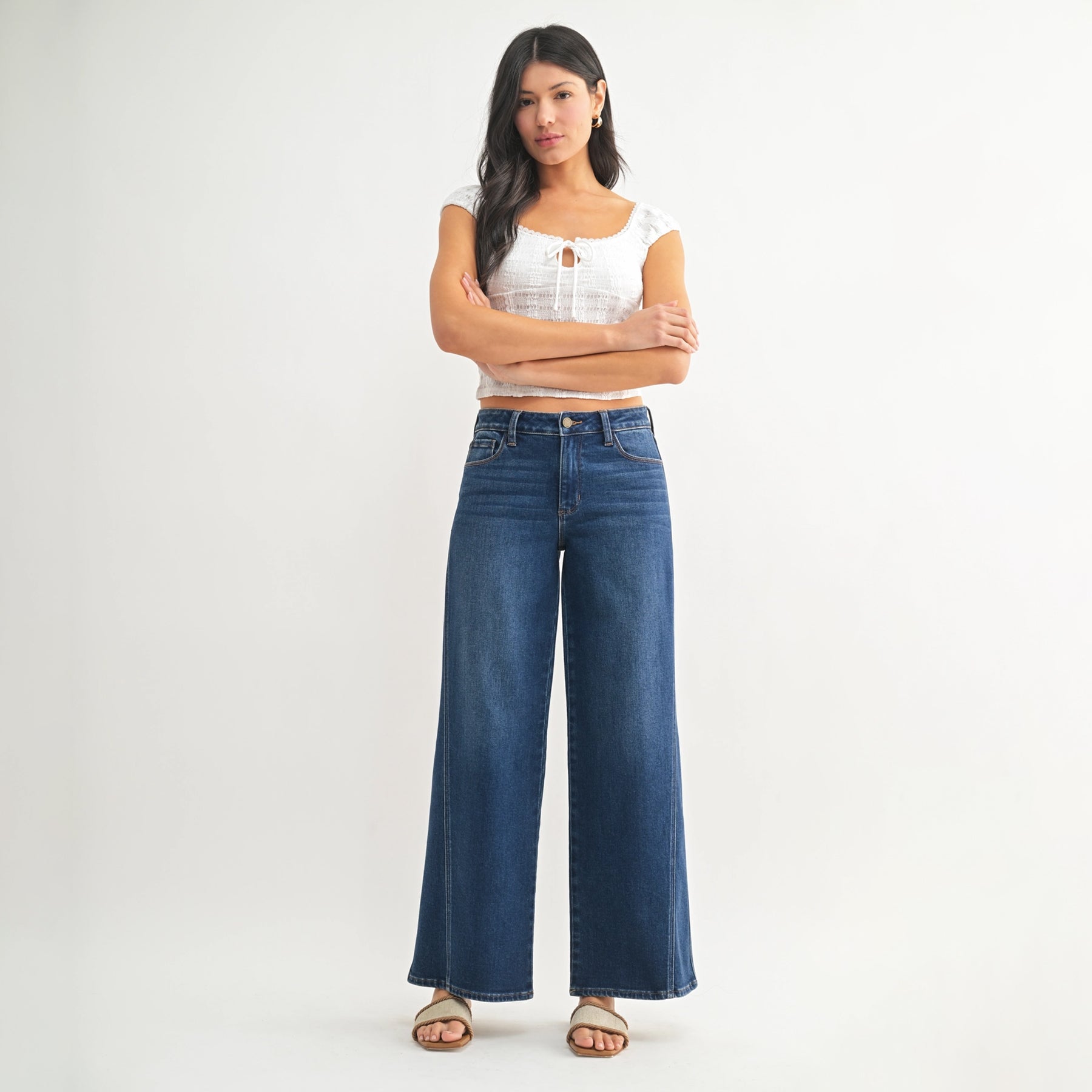 Ellis Seamed Wide Leg