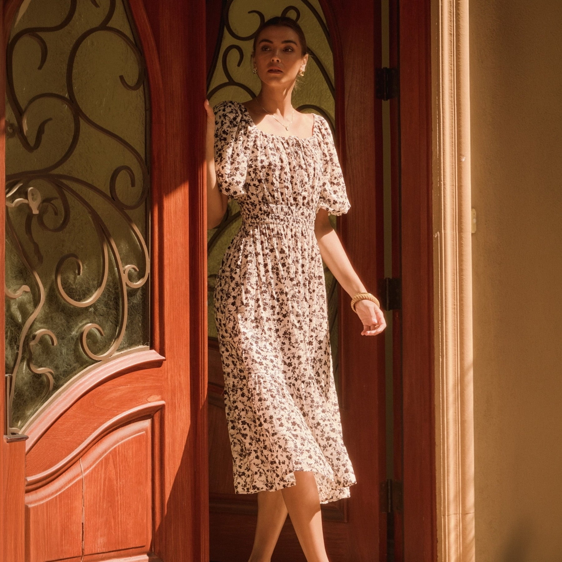 Floral Midi Dress