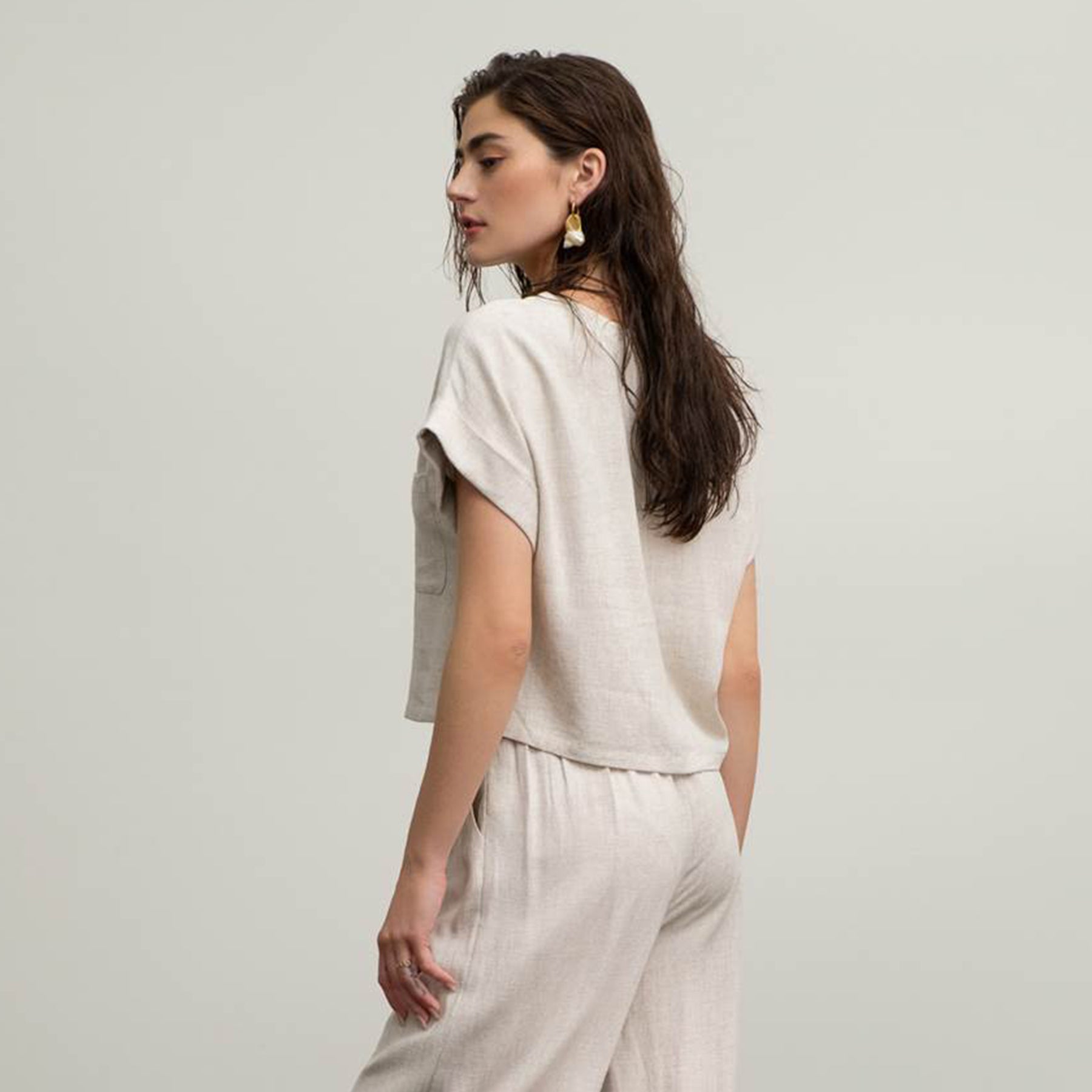 Dune Linen Top