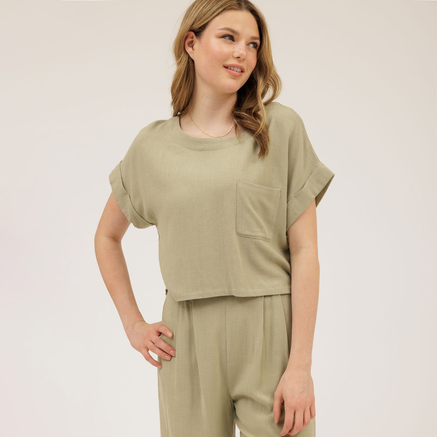 Dune Linen Top