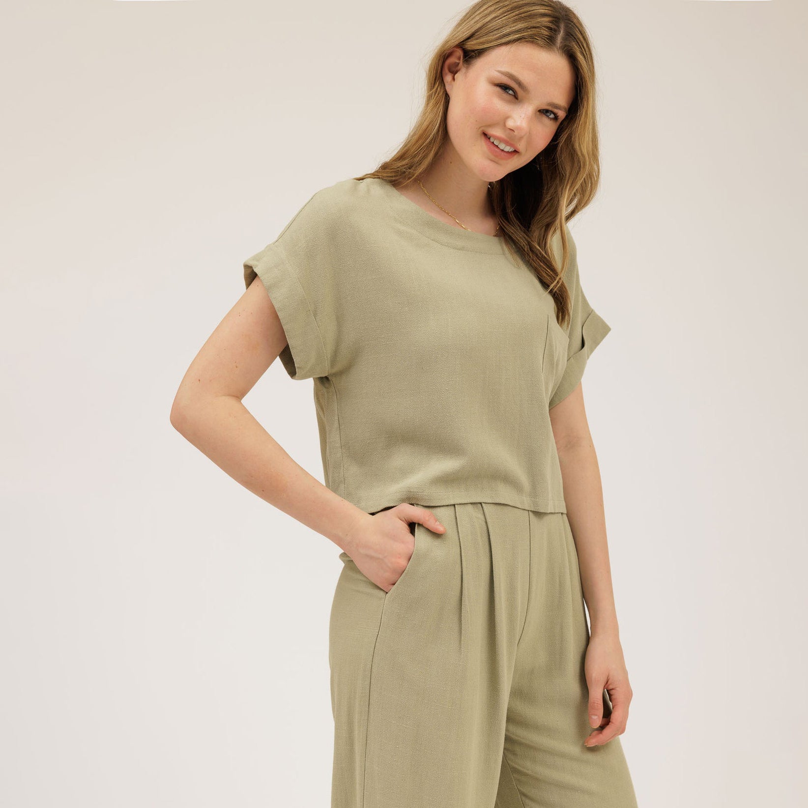 Dune Linen Top