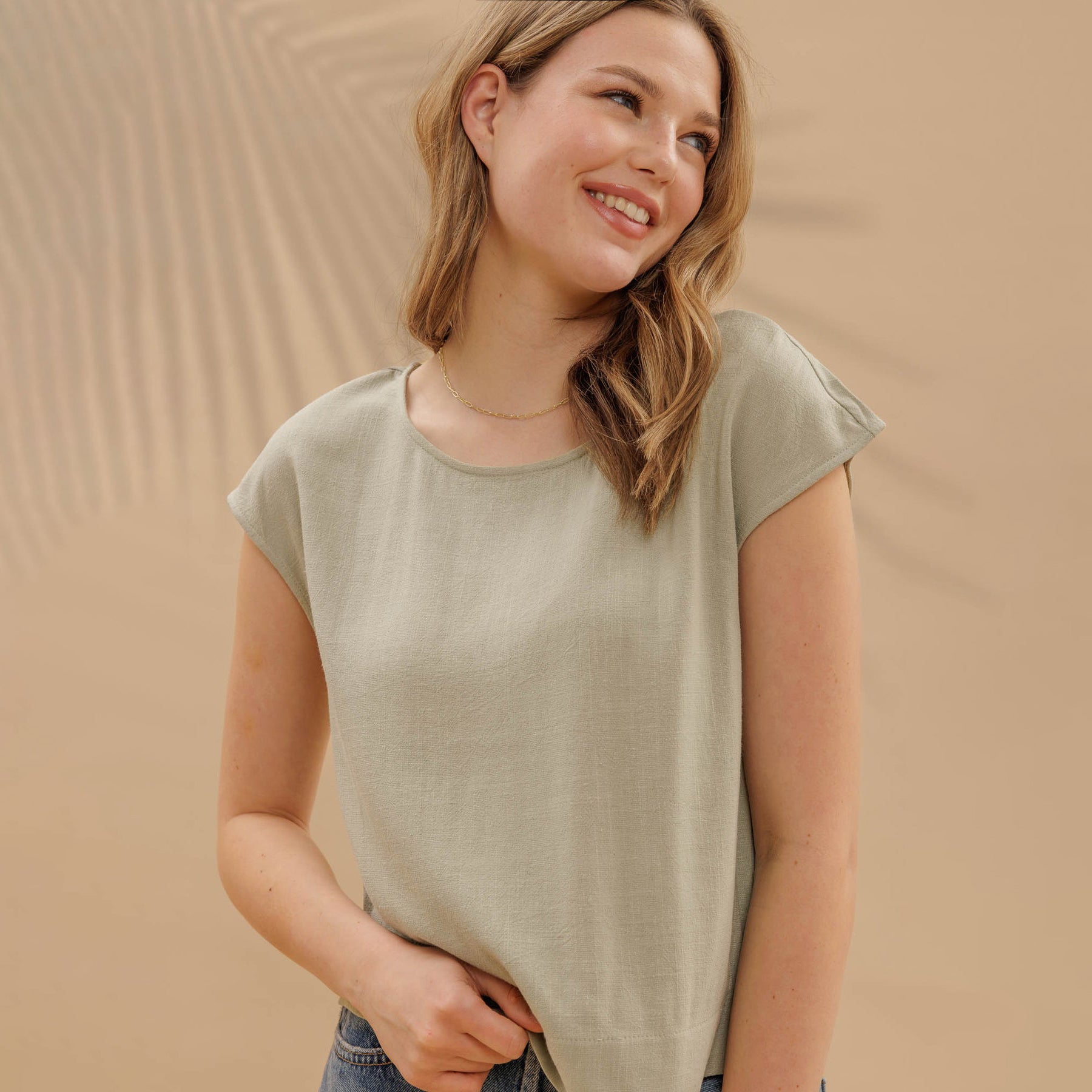 Eleni Linen Top