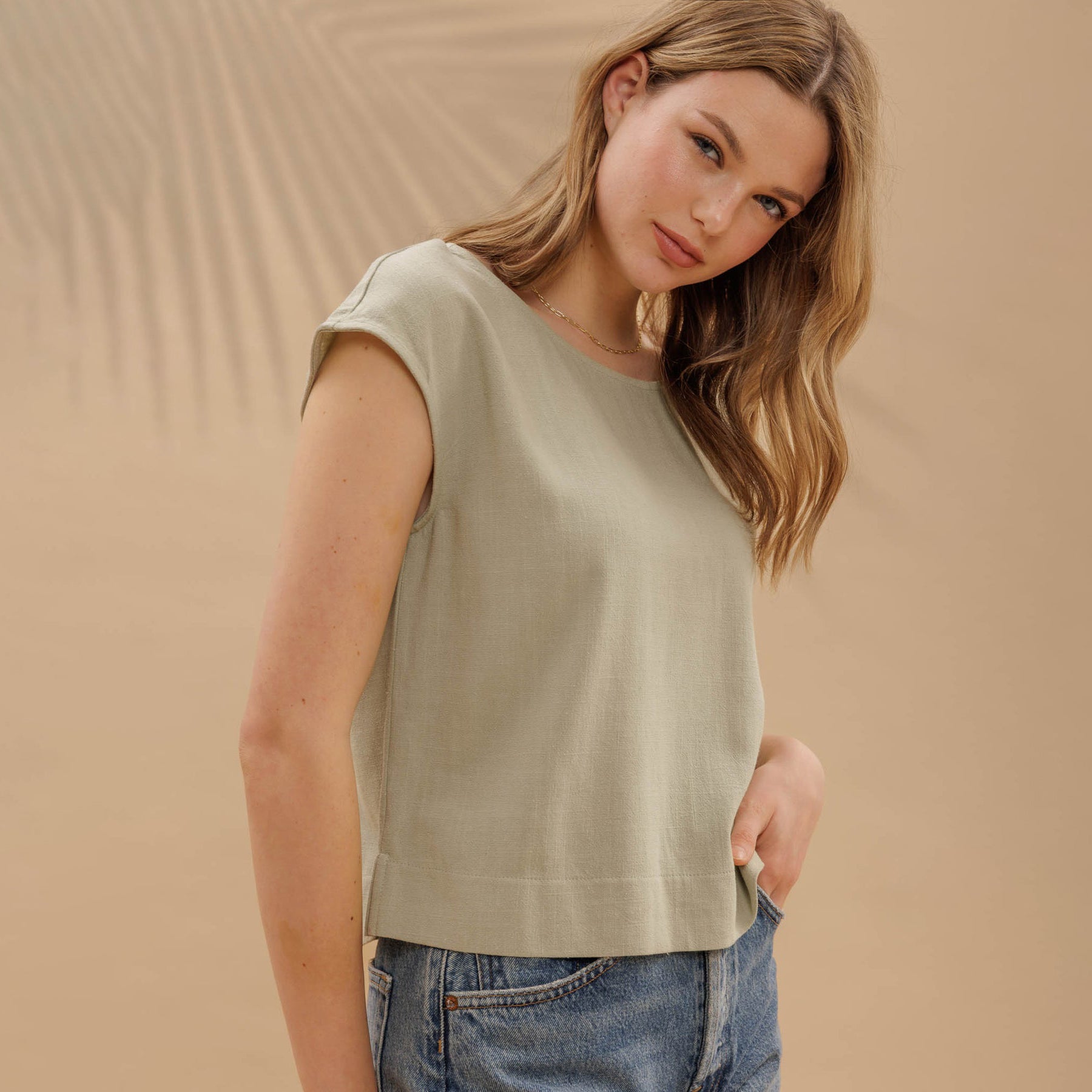 Eleni Linen Top