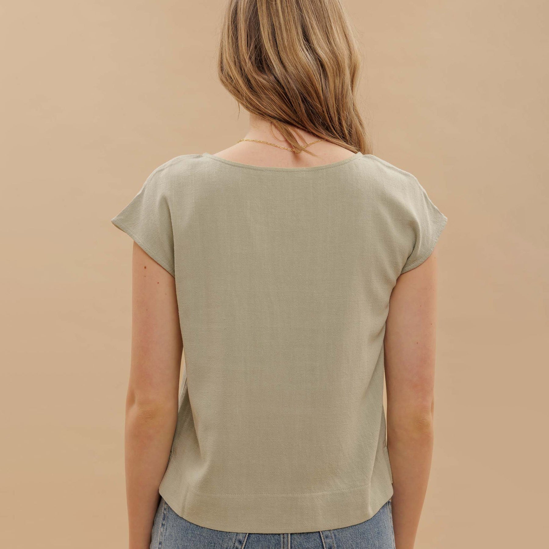 Eleni Linen Top