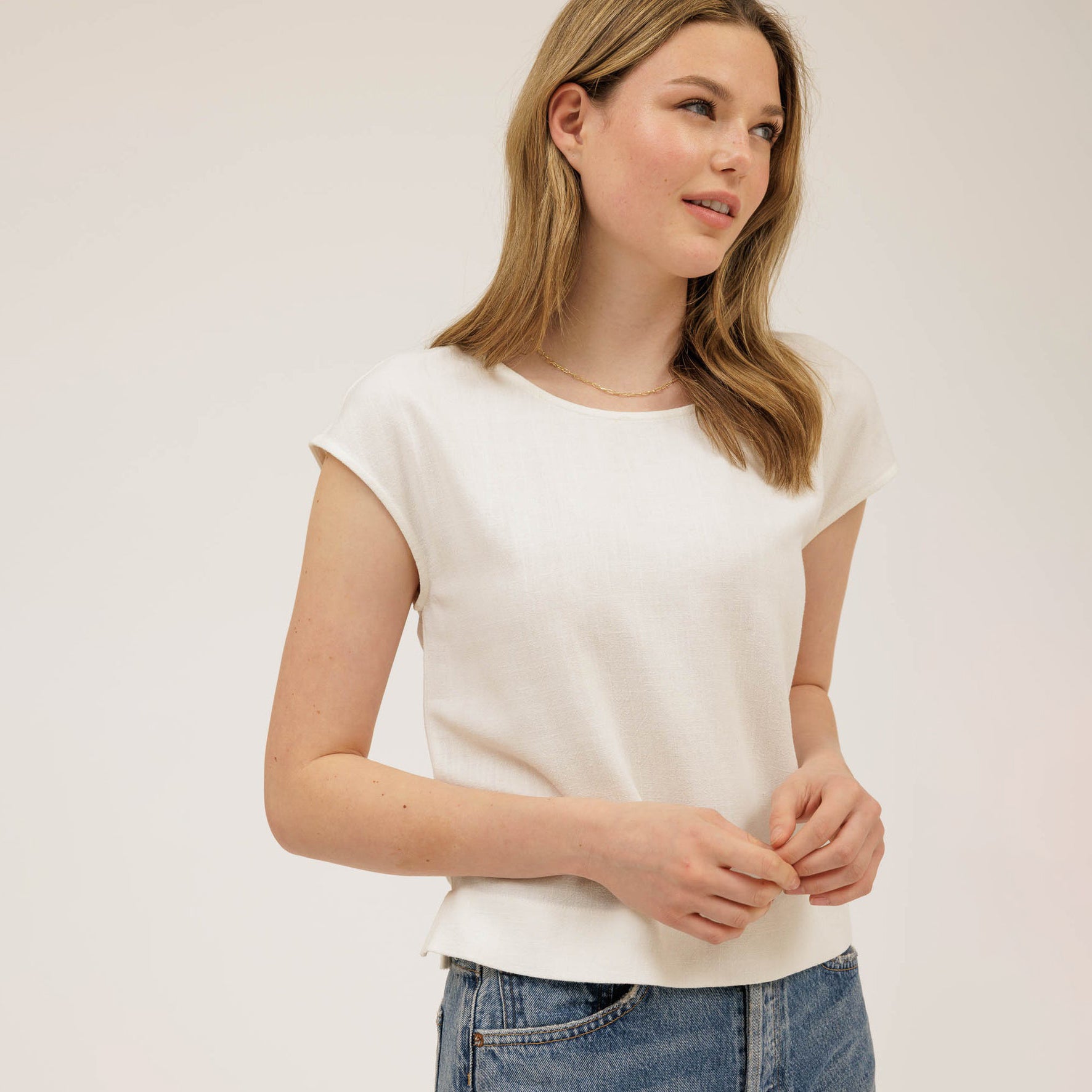 Eleni Linen Top