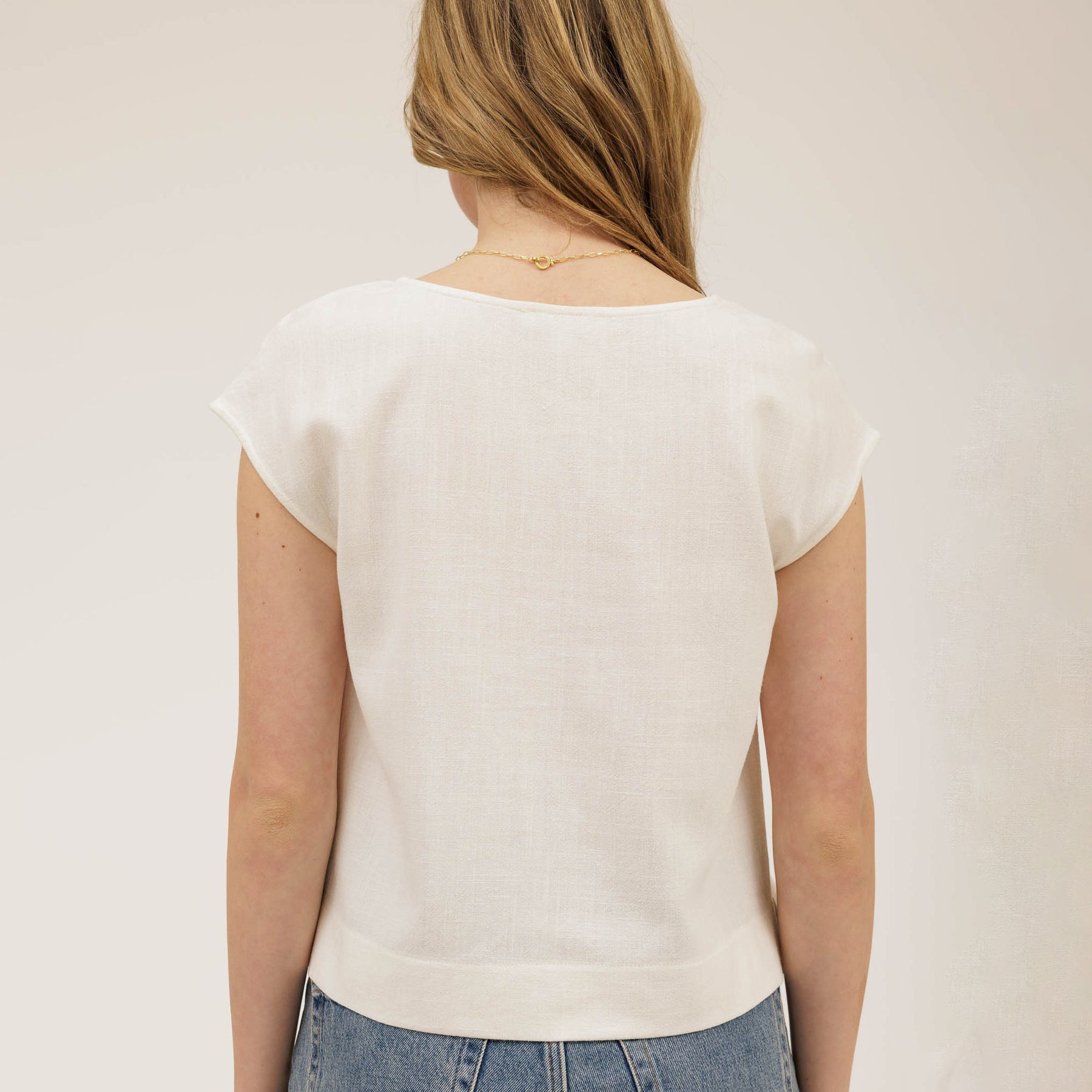Eleni Linen Top