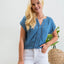 Ellie Chambray Top