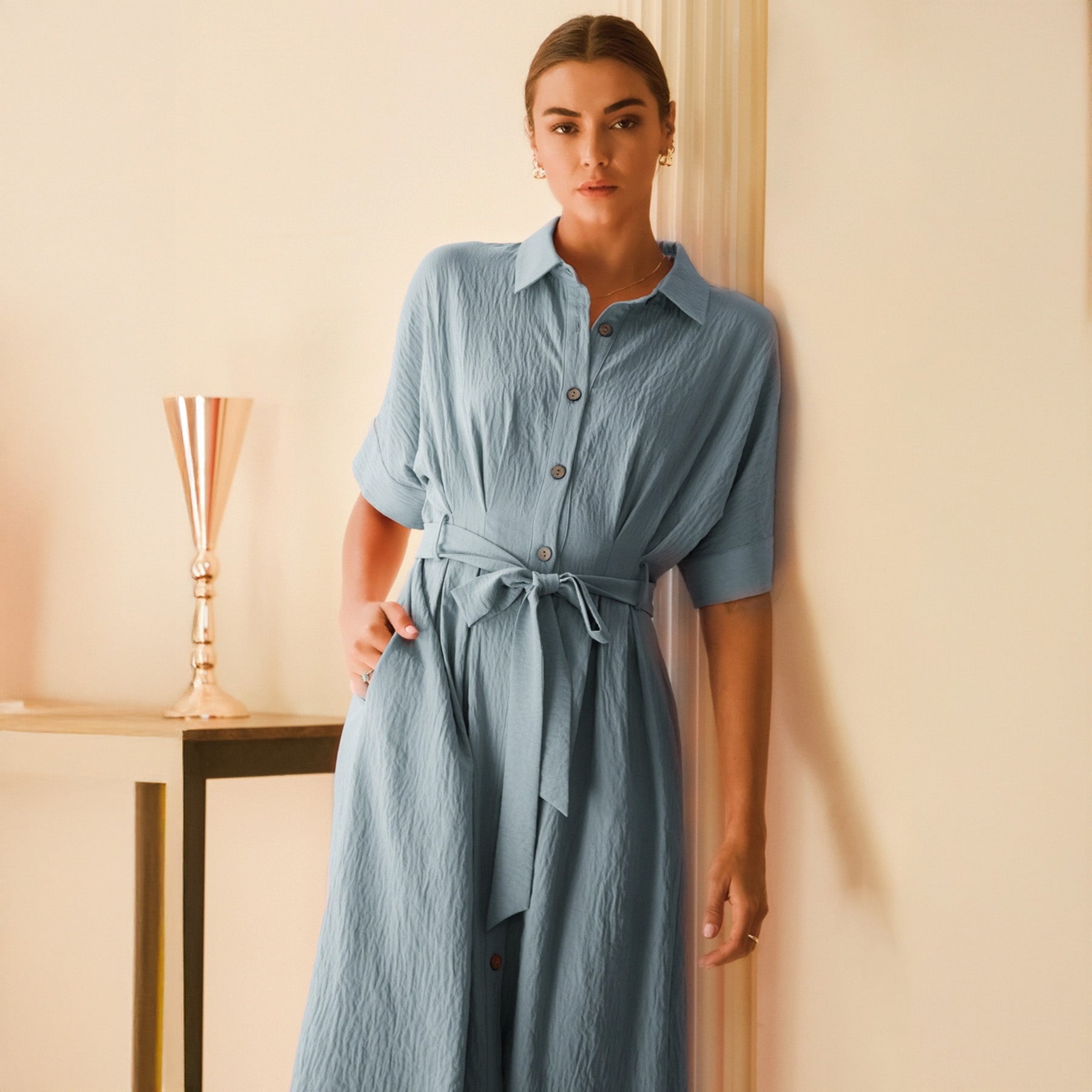 Ffion Shirt Dress