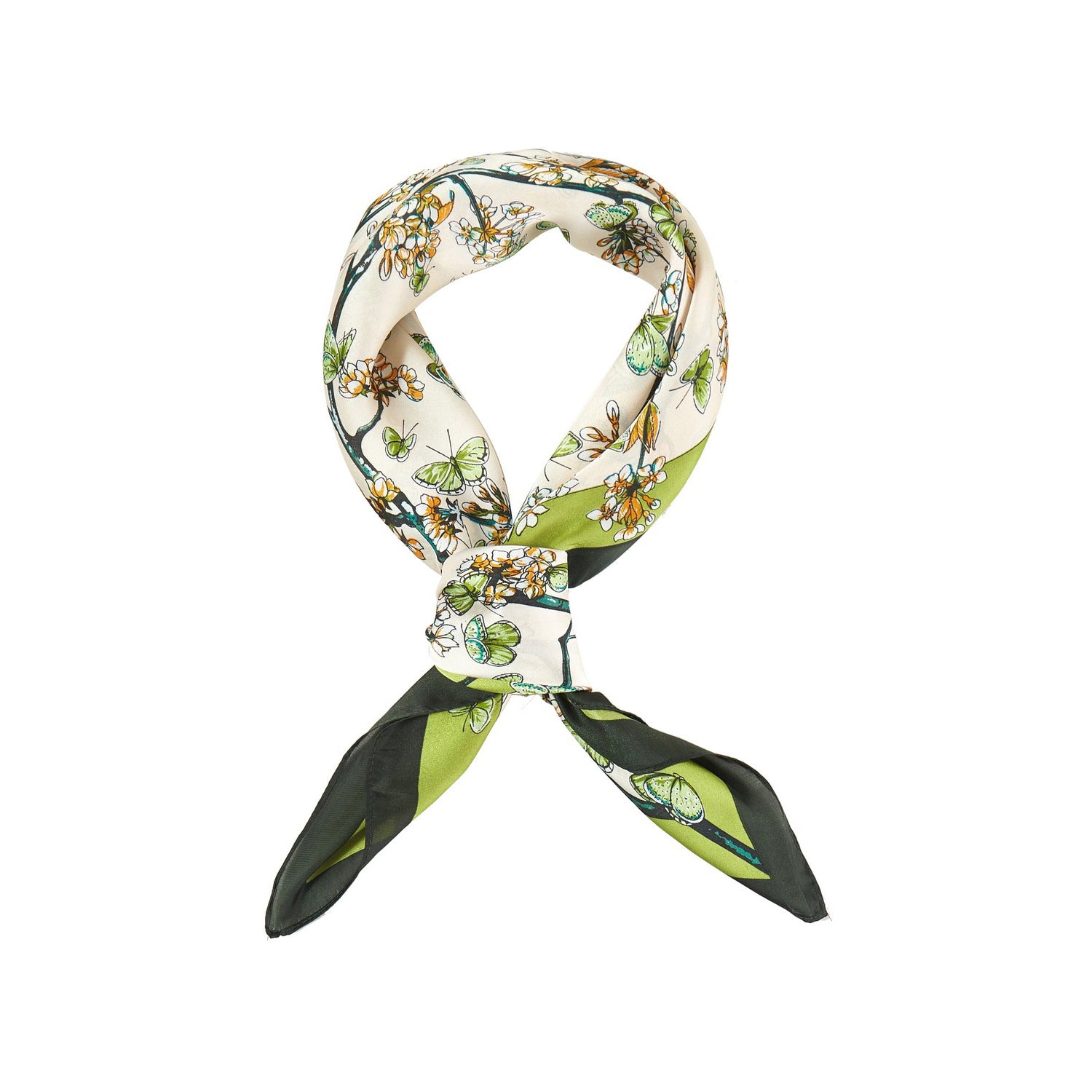 Flower + Butterfly Bandana