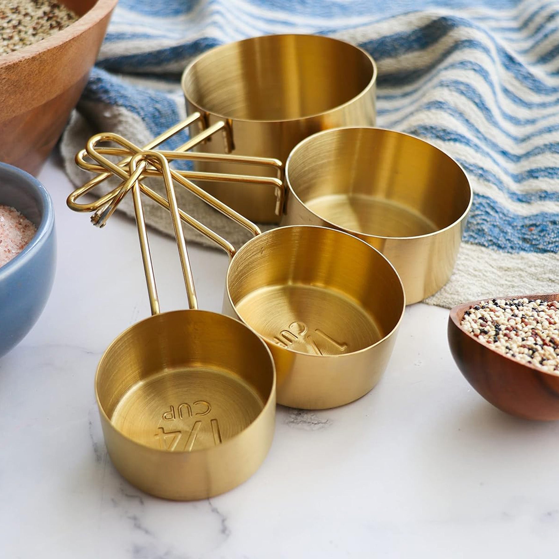 Gold Measuring Cups