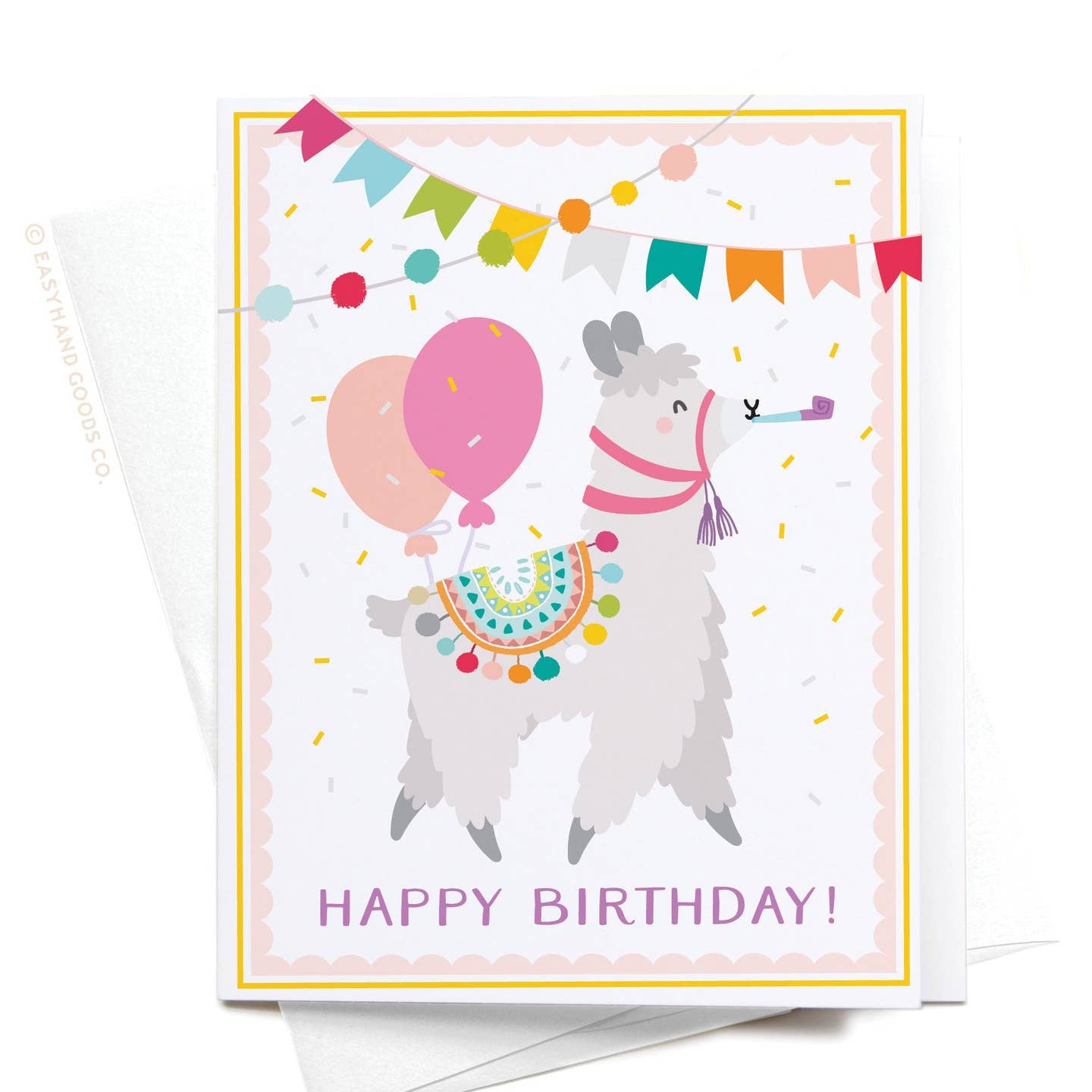 Happy Birthday Llama Card