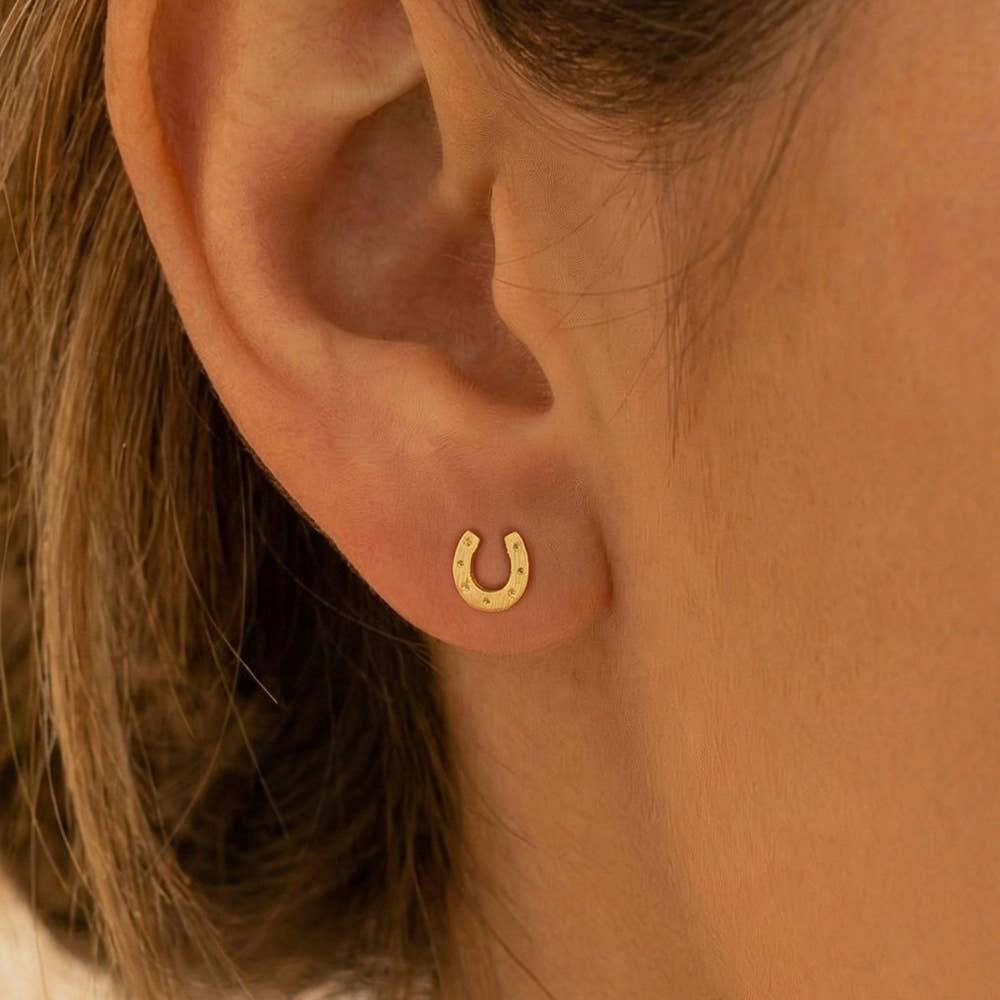 Horseshoe Stud Earrings