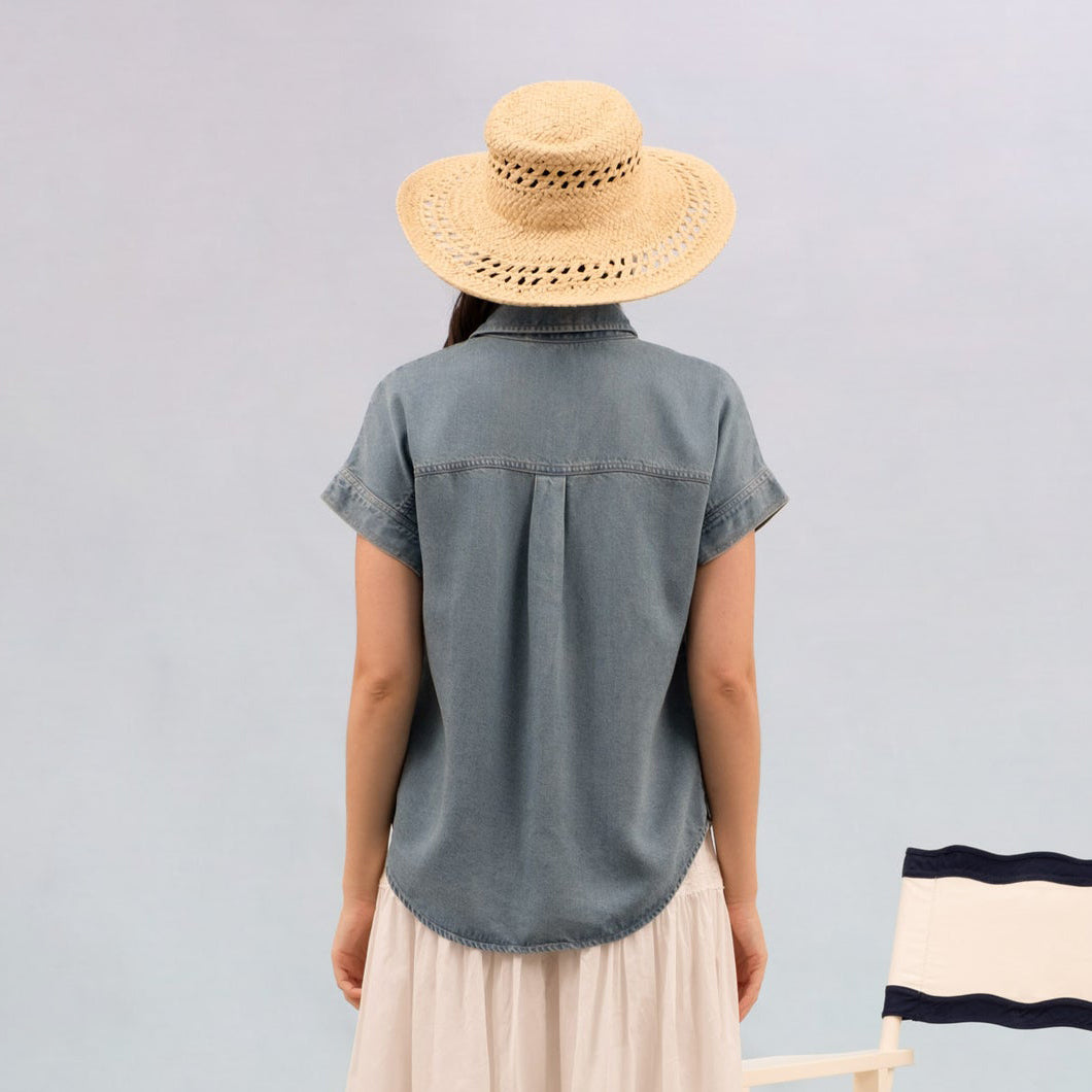 Joni Chambray Top