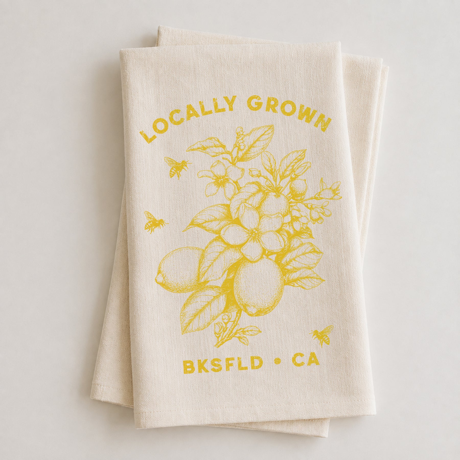 Locally Grown Lemons Towel