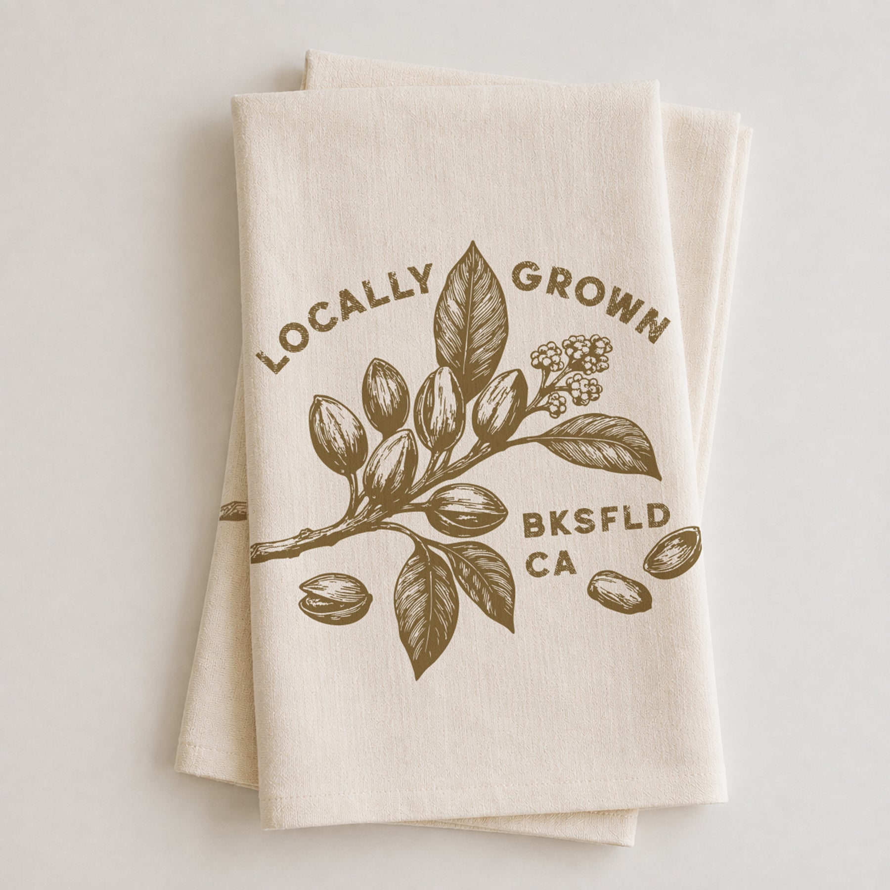 Locally Grown Nuts Towel