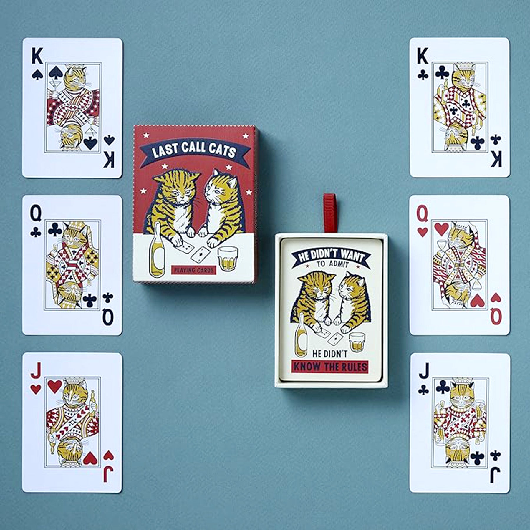 Last Call Cats Playing Cards