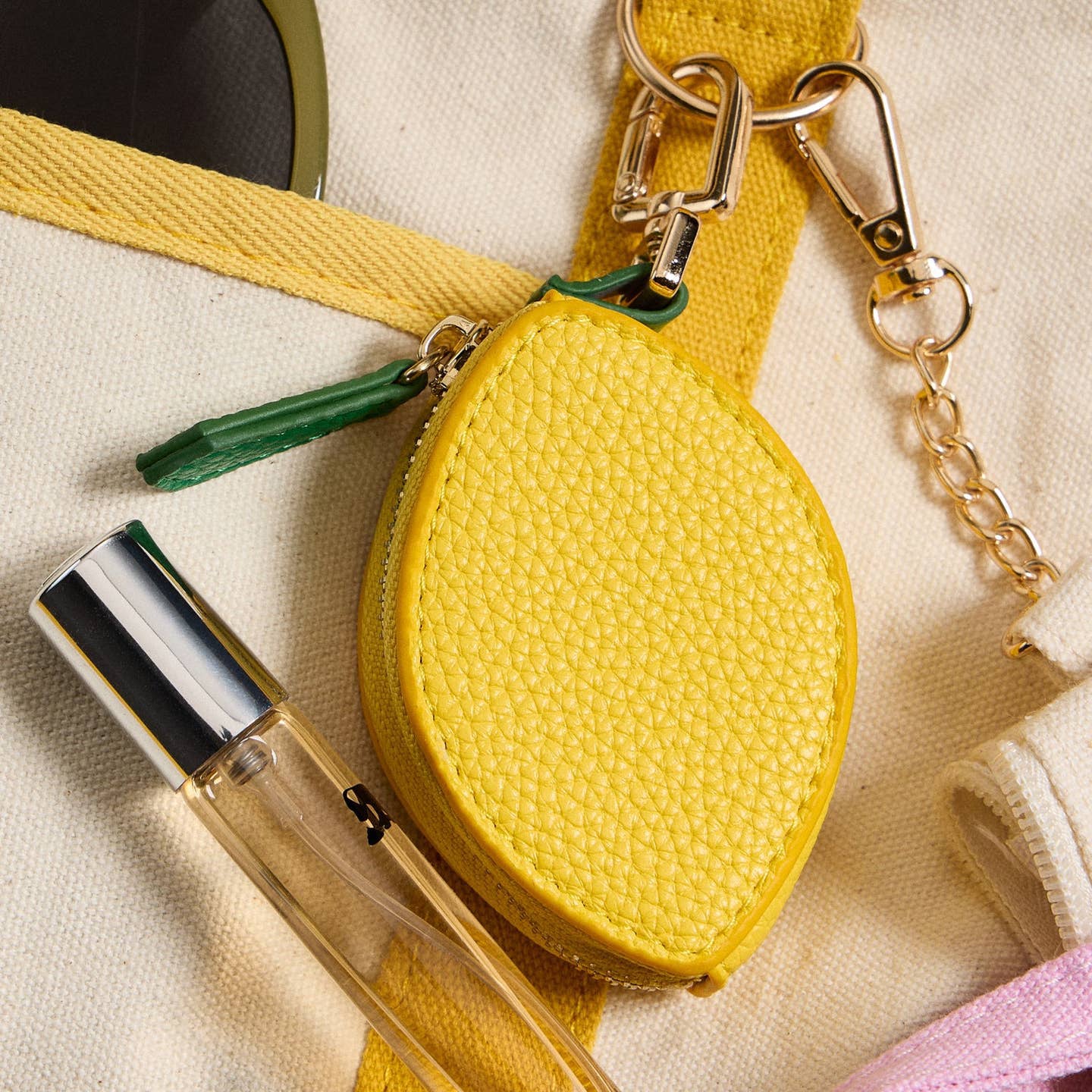 Lemon Pouch Keychain