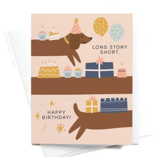 Long Story Short Birthday Card