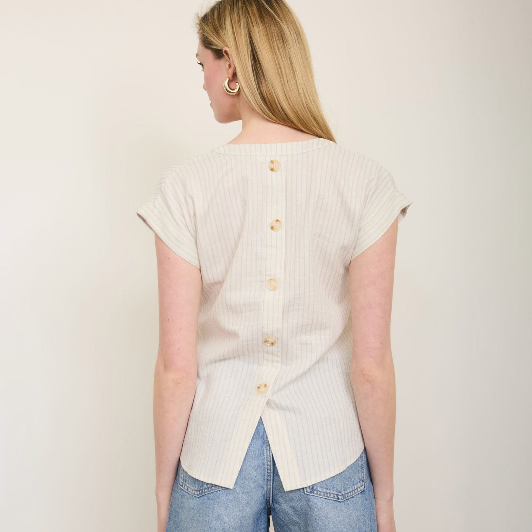 Merritt Split Neck Top