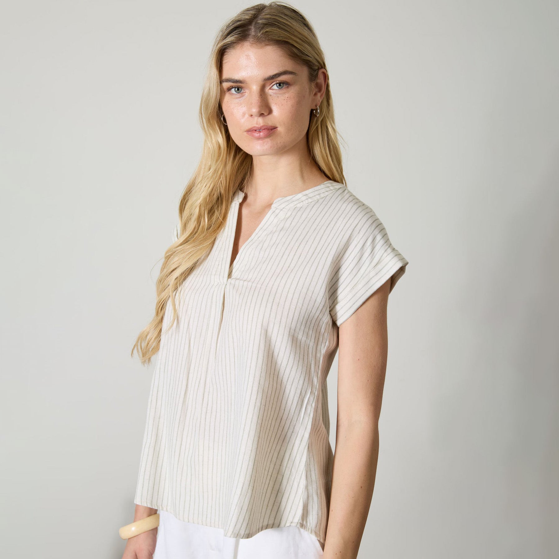Merritt Split Neck Top