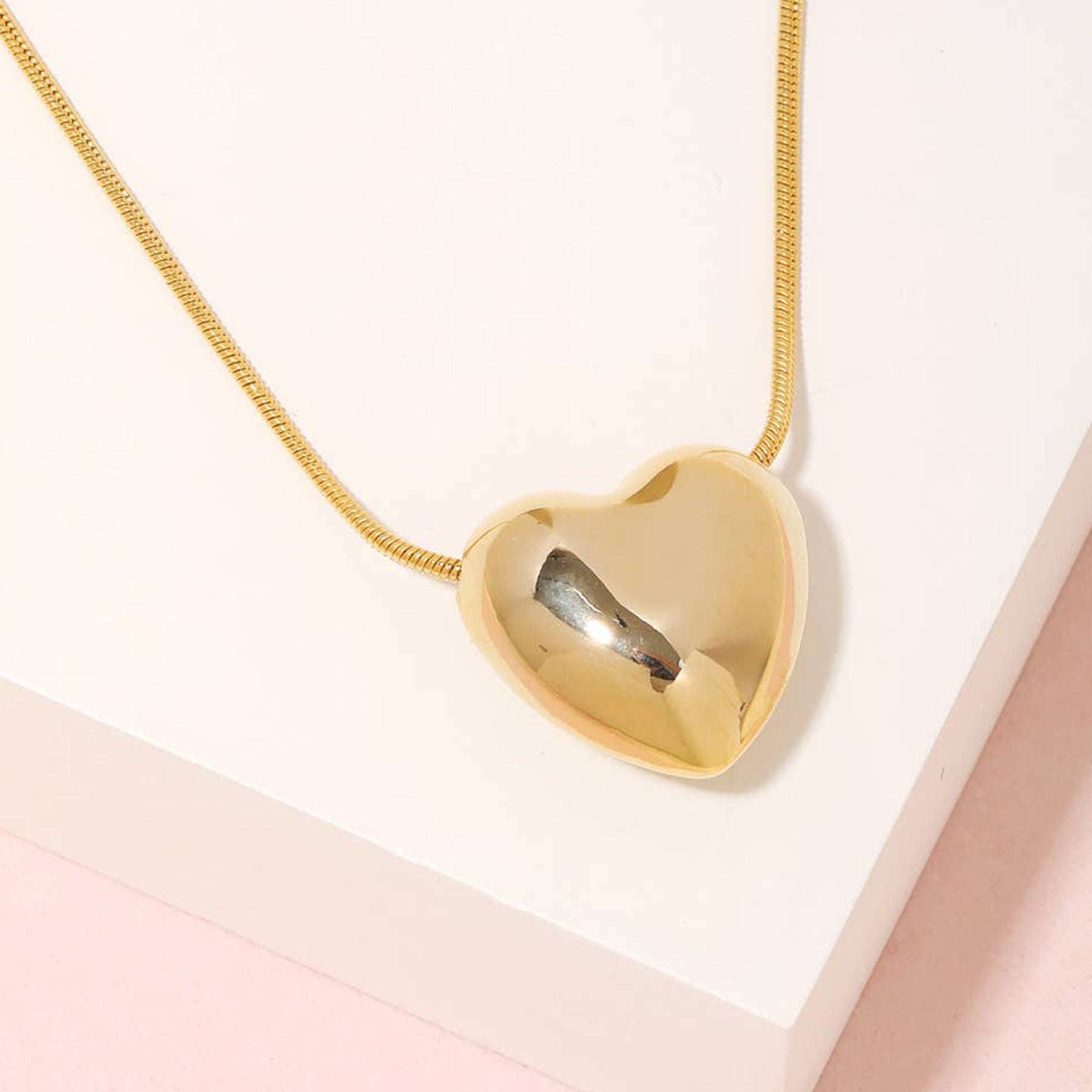 Mirror Heart Necklace
