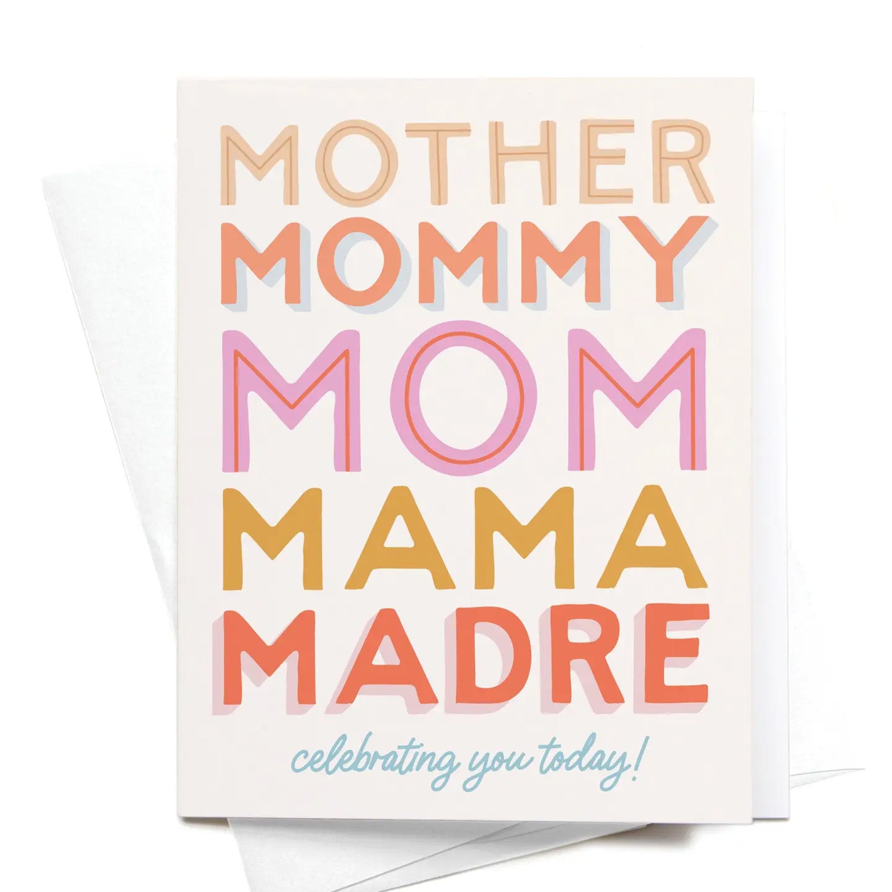 Mother Mommy Mom Card
