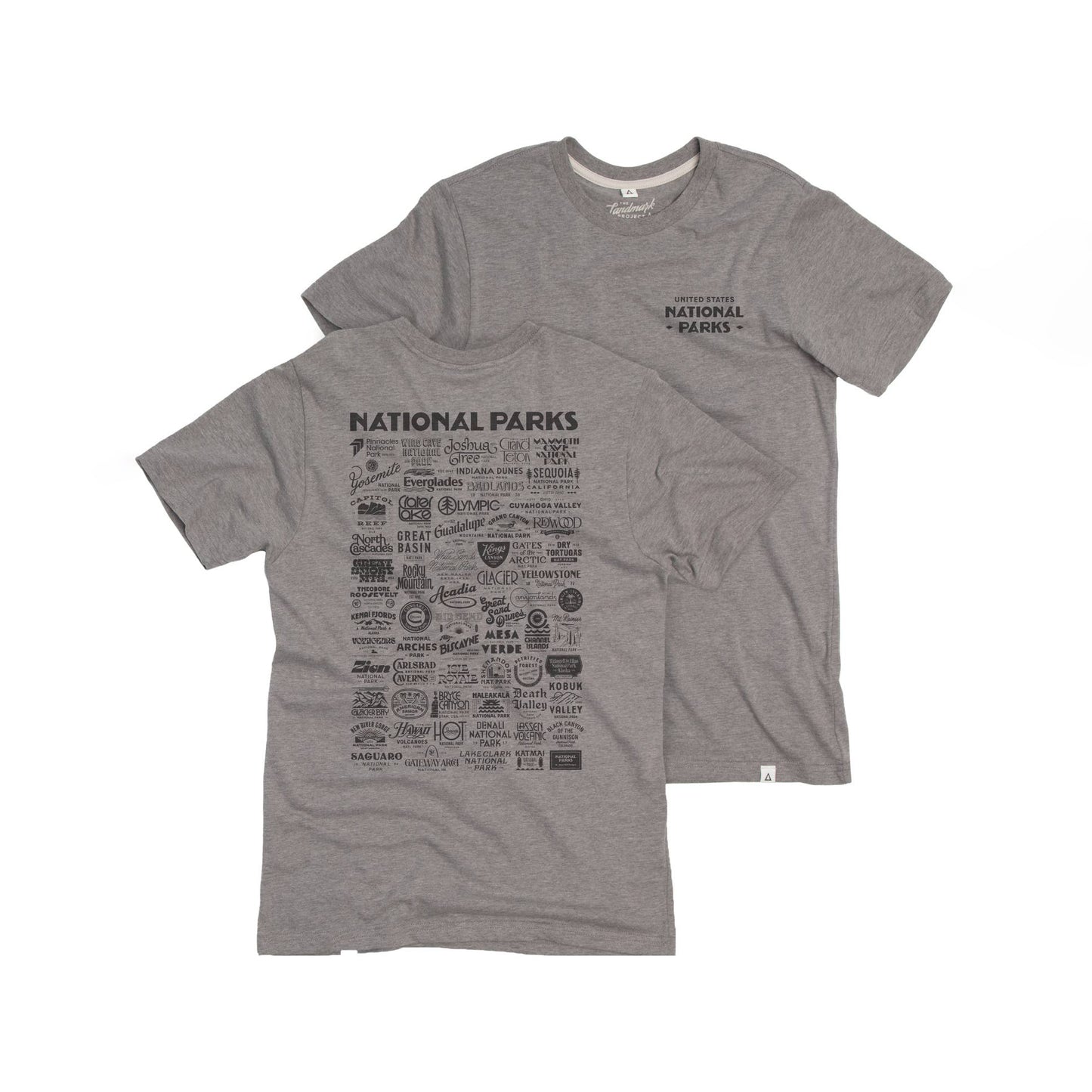 National Park Type Tee-Grey