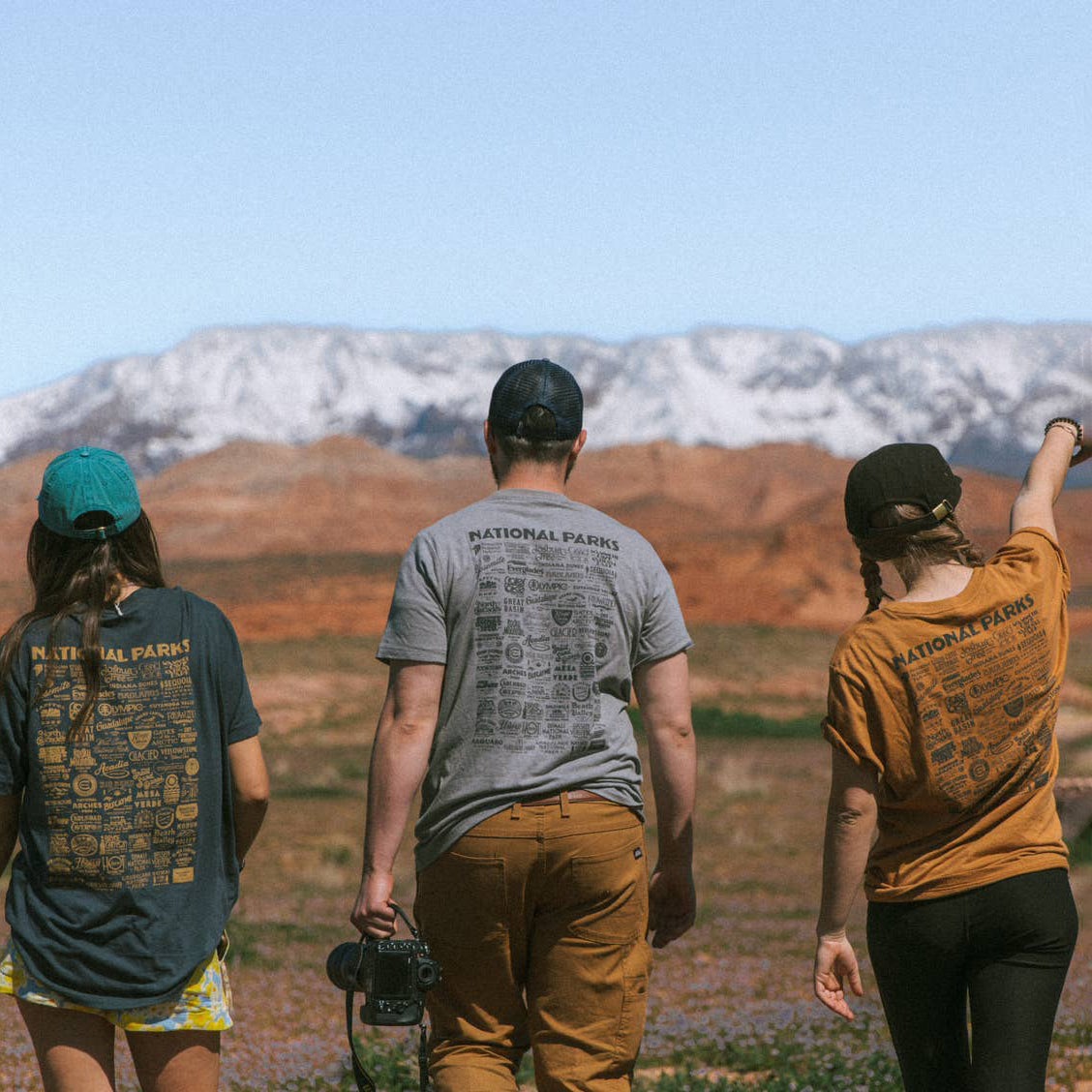 National Park Type Tee-Grey