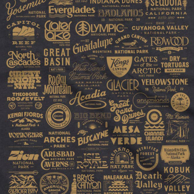 National Park Type Tee