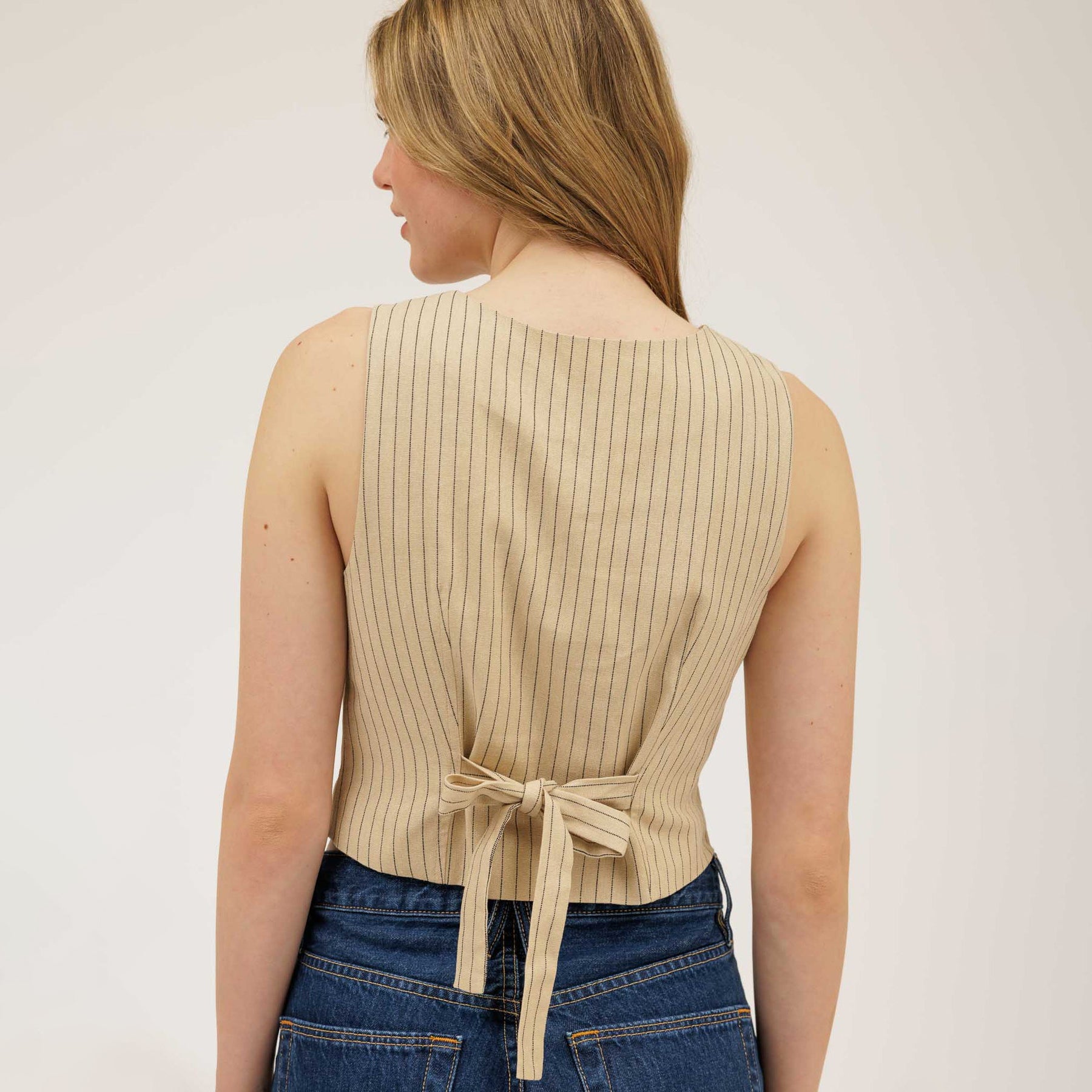 Pinstripe Vest